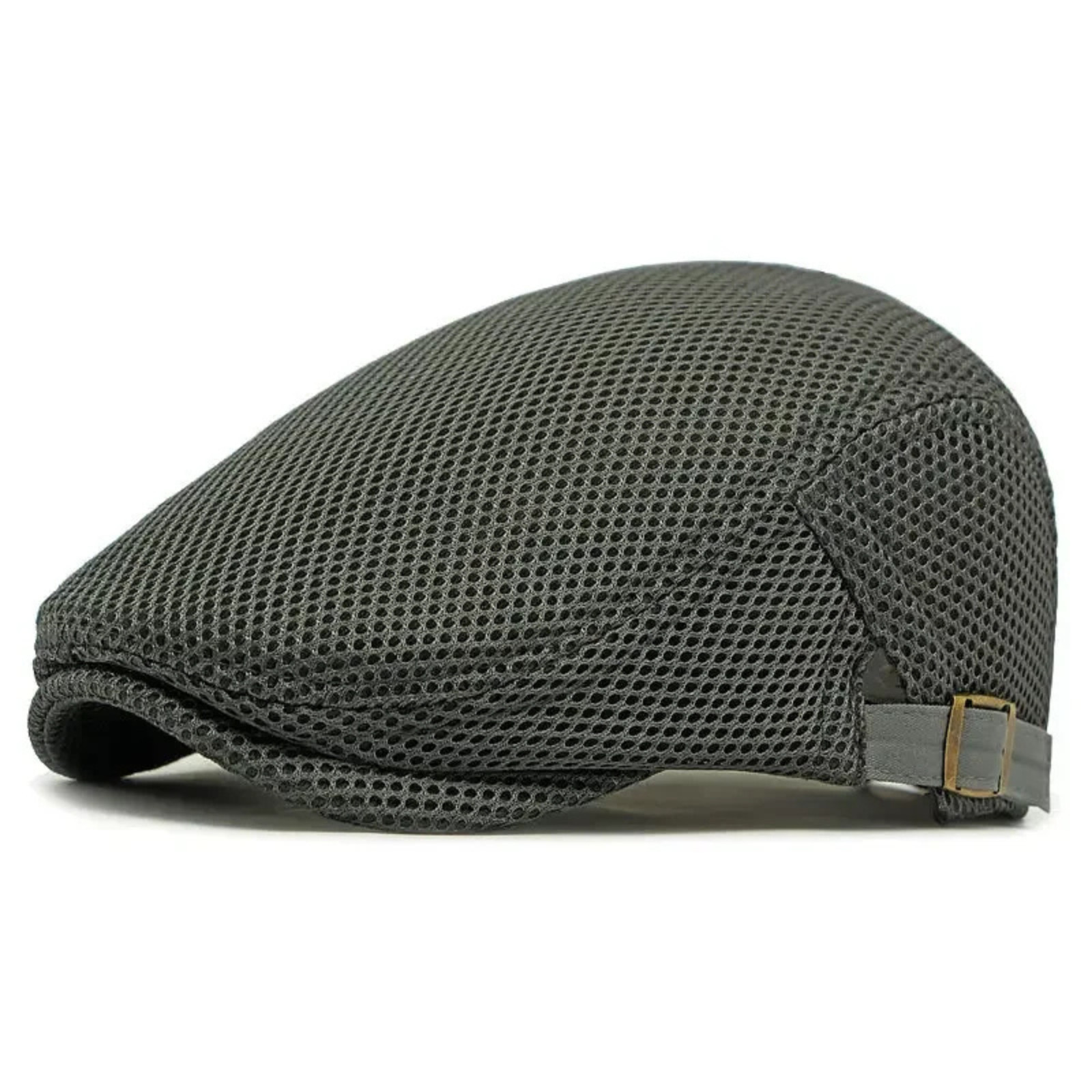 Duck Mesh Summer Gatsby Cap Mens Ivy Hat Golf Driving Sun Flat Cabbie Newsboy
