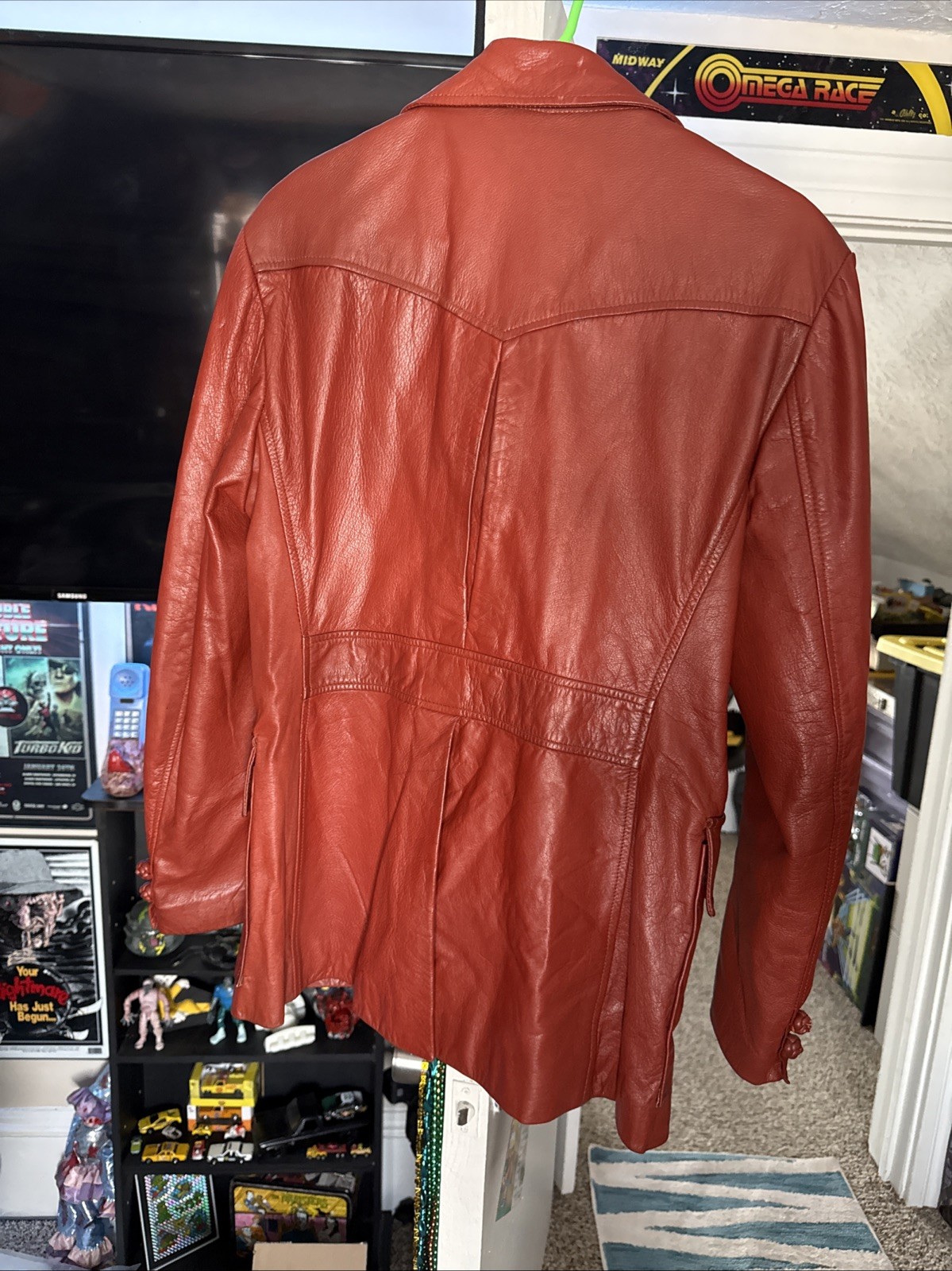 Vintage Leather Jacket By Lee Imports Republic Of Korea Great Condition 70’s