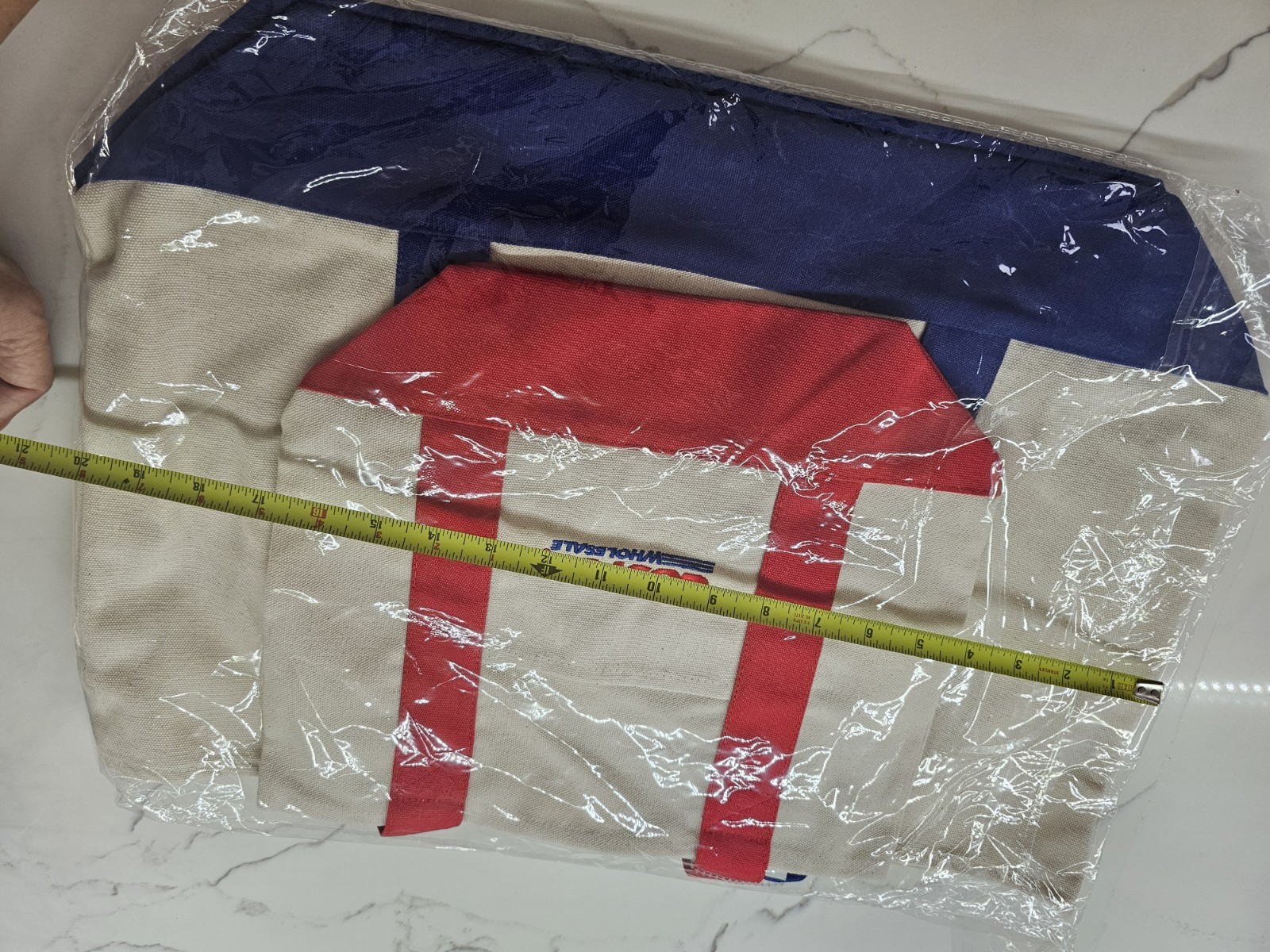 CHINA exclusive Costco canvas tote bags (2-pack Large&Mini)