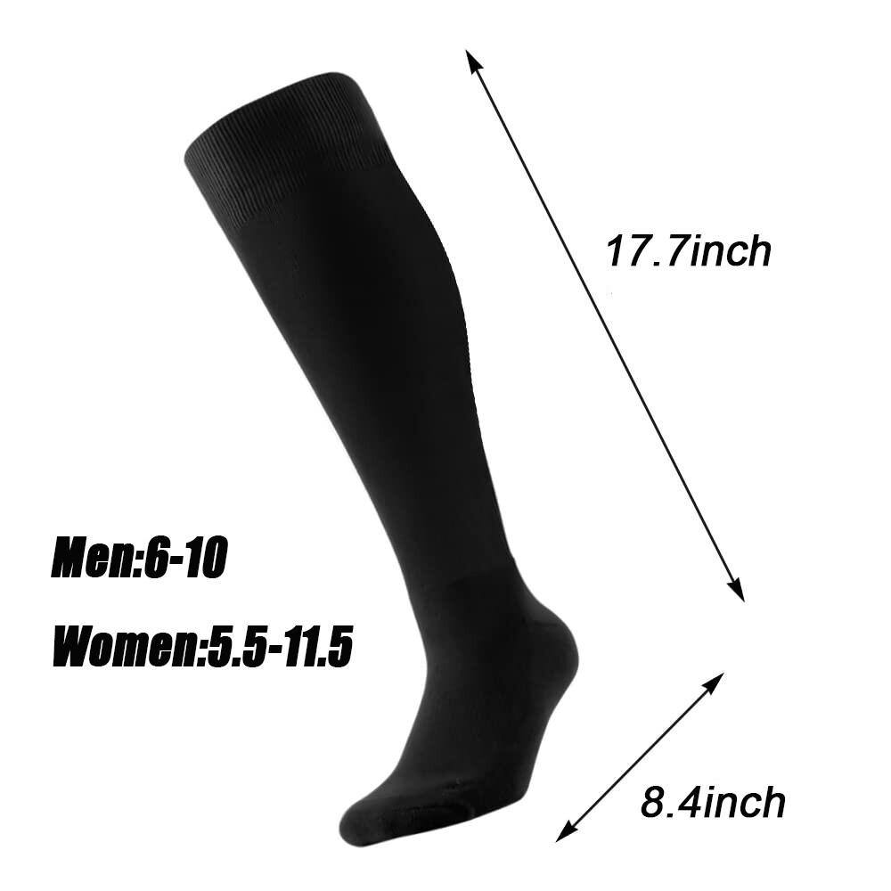 Over Knee High Sports Socks Men Long Athletic Sports Football Soccer Baseball