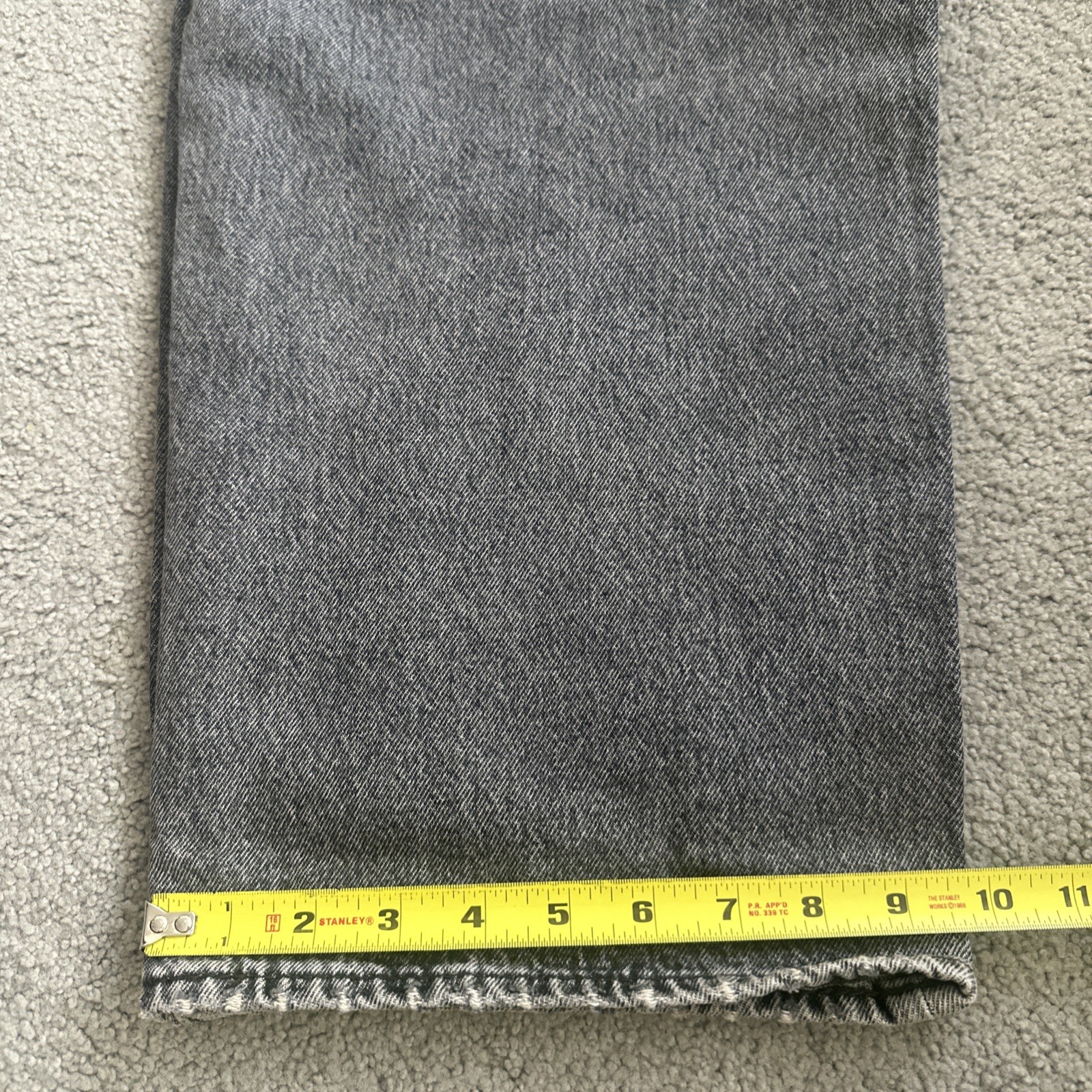 Levi ‘s Premium Men’s 578 Baggy Throughout Denim Jeans Sz. 32Wx30 Gray New