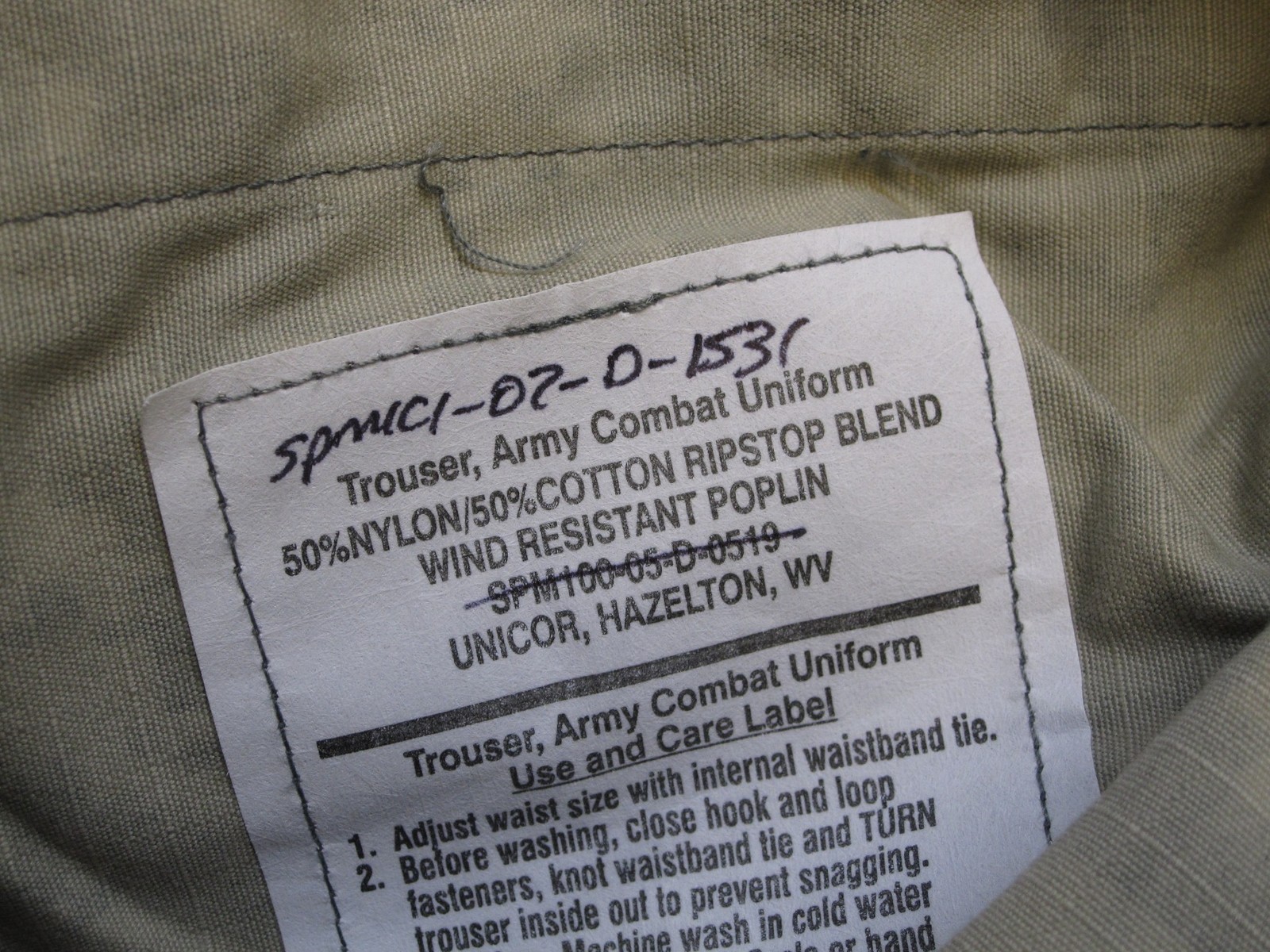 NEW USGI ARMY ISSUE ACU DIGITAL COMBAT UNIFORM PANTS 50/50 COTTON/NYLON BOTTOMS