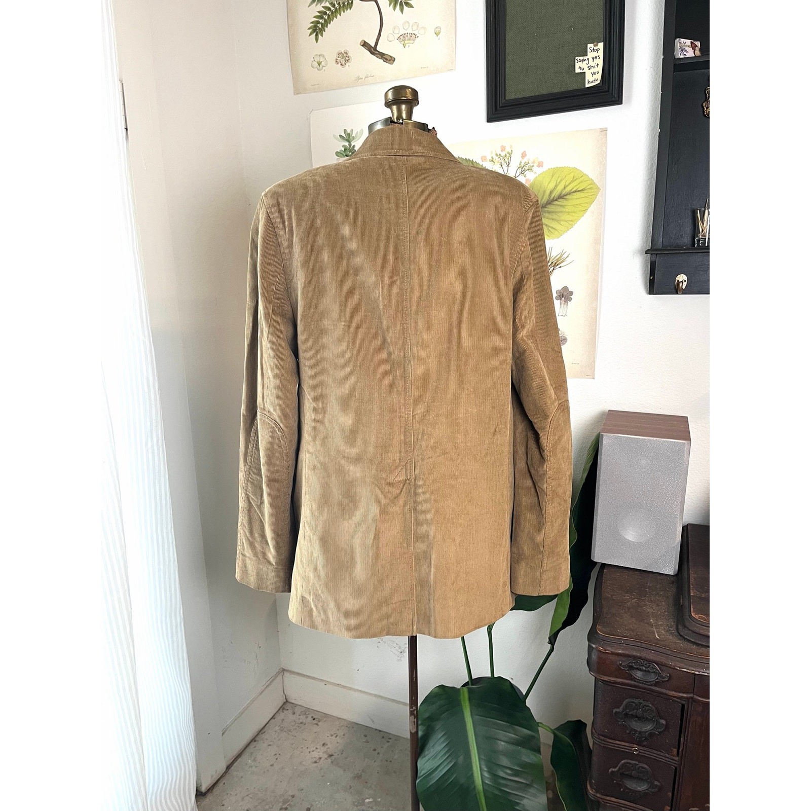 Red Camel 1903 Men’s Blazer Size M Tan Corduroy Sport Coat Light Academia