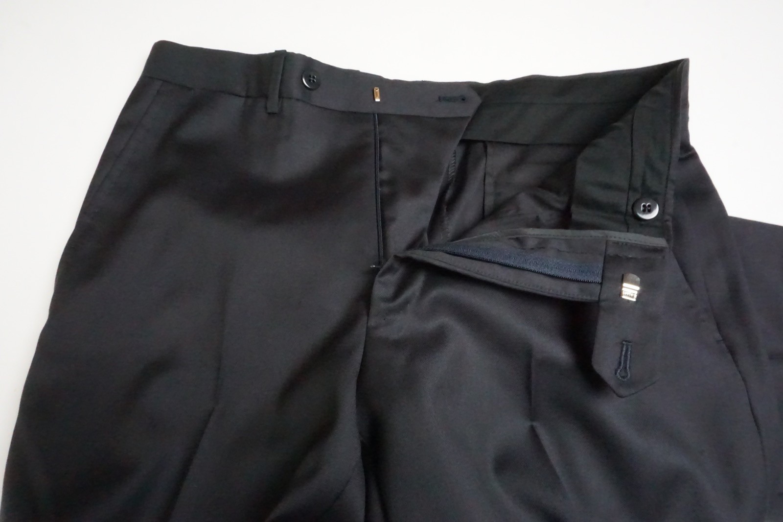 Sartoria Partenopea S140s Wool Solid Blue 2 Pc Suit Jacket Pants 38 US BRAND NEW