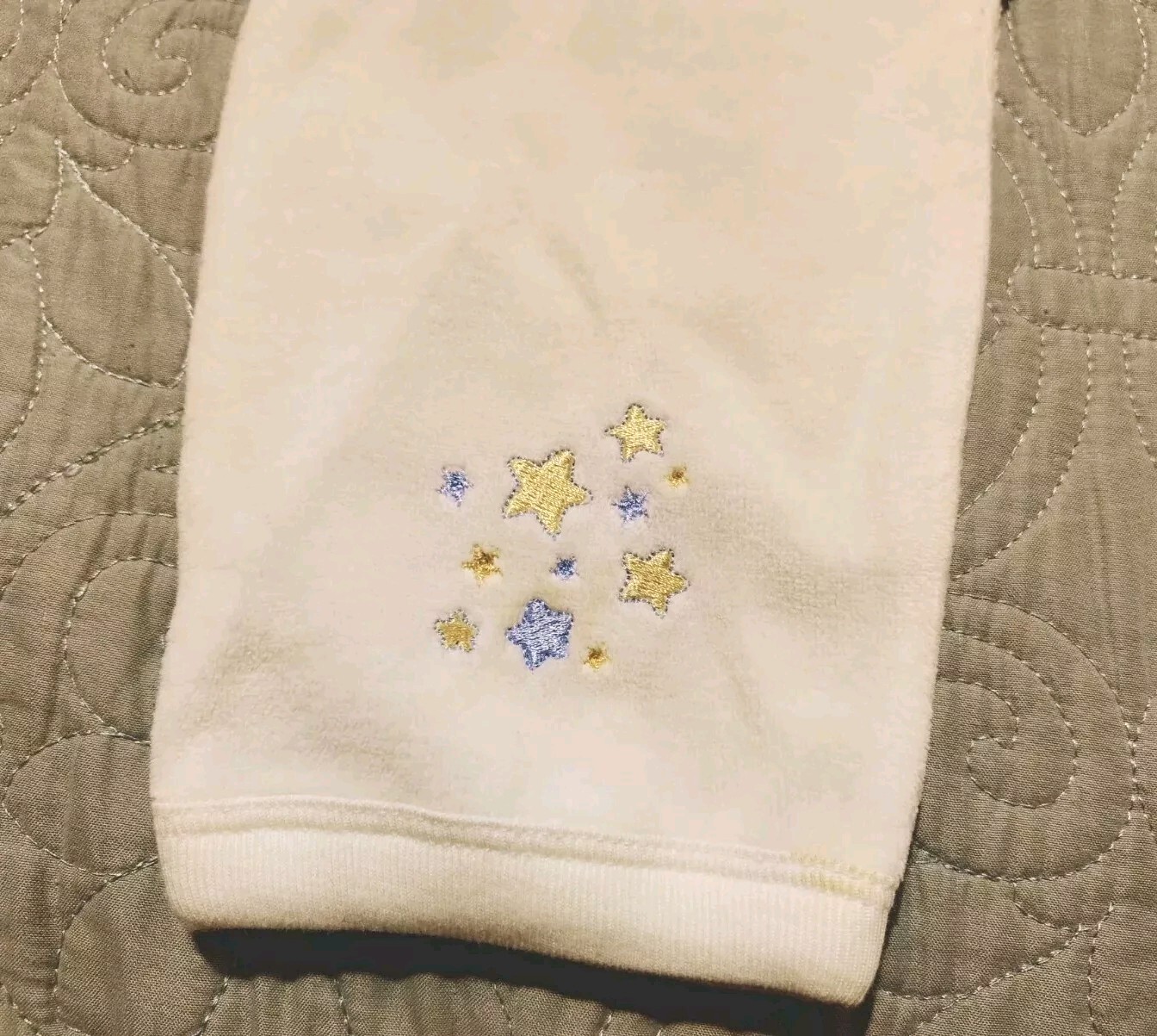 Vtg Disney Winnie The Pooh 1pc Embroidered 9mos Baby Outfit Velour NWT