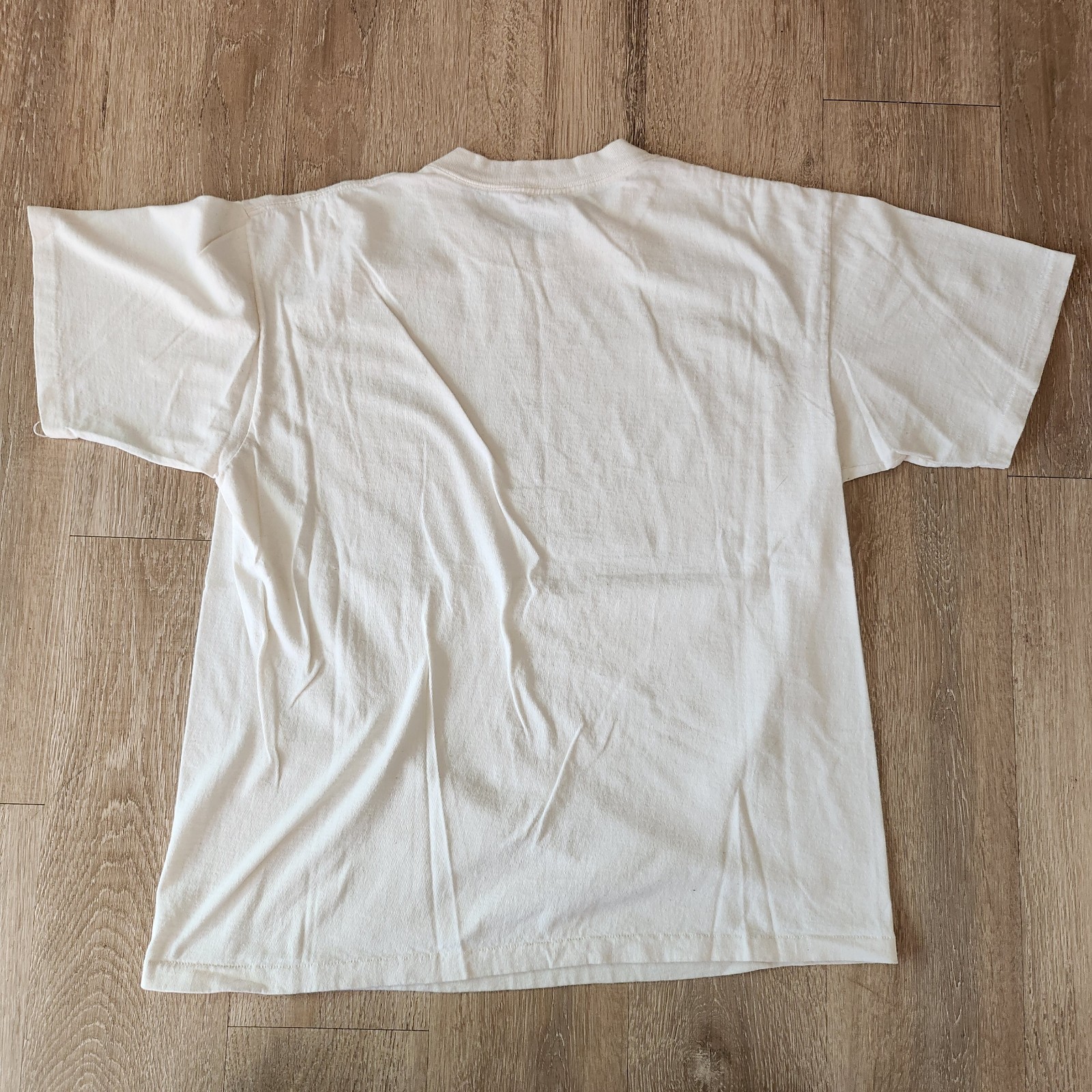 Vintage 90s So Many Toys So Little Time Tshirt Size L Cream White