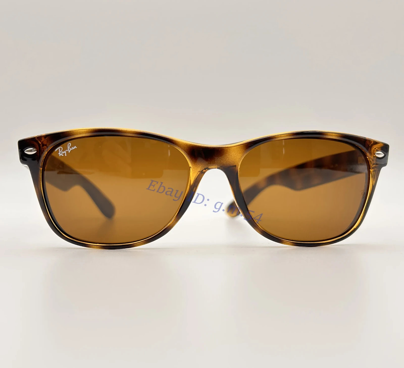 RAY-BAN NEW WAYFARER RB2132 SUNGLASSES BROWN B-15 LENS HAVANA FRAME 55MM MEN