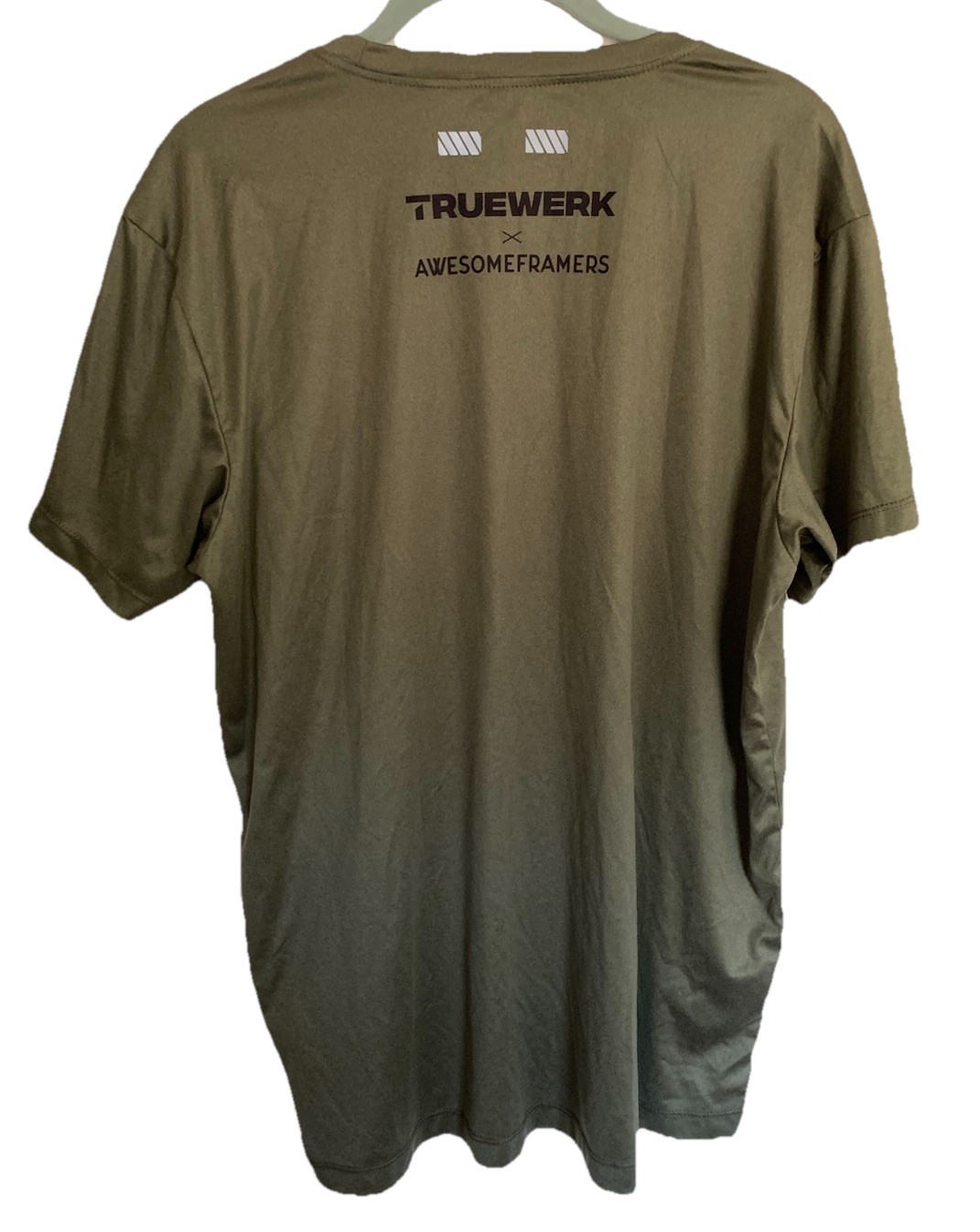Truewerk B1 Sun Tshirt Advocate Empower Limited Framers Olive Green Sz Large