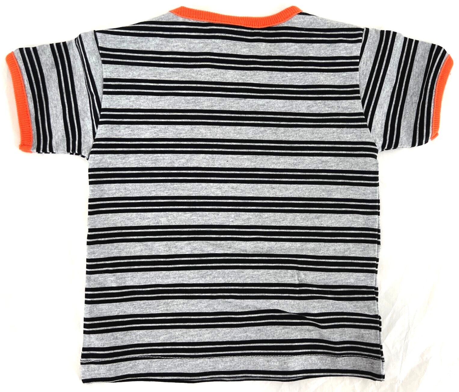 New Born Boys Harley Davidson Denim Overalls S/S striped Shirt 2 Piece Kids Set