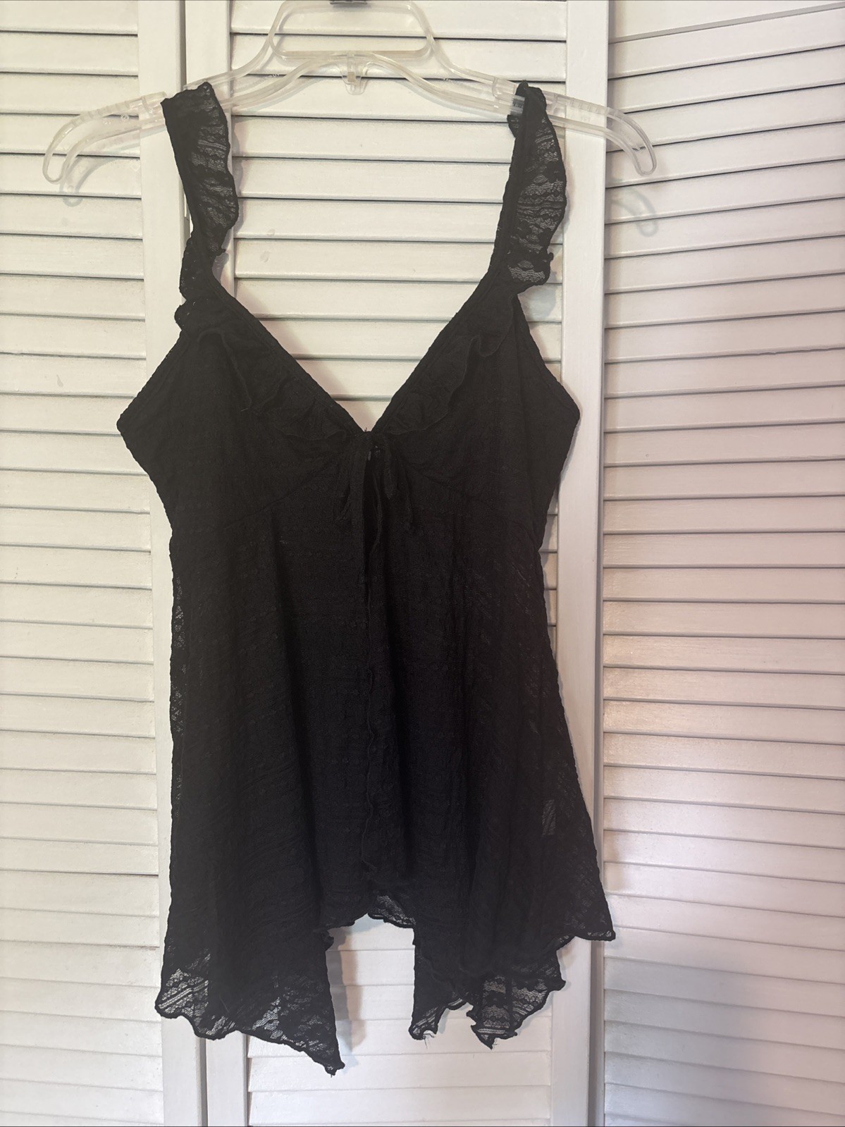 Women’s Black Lace Top Size S