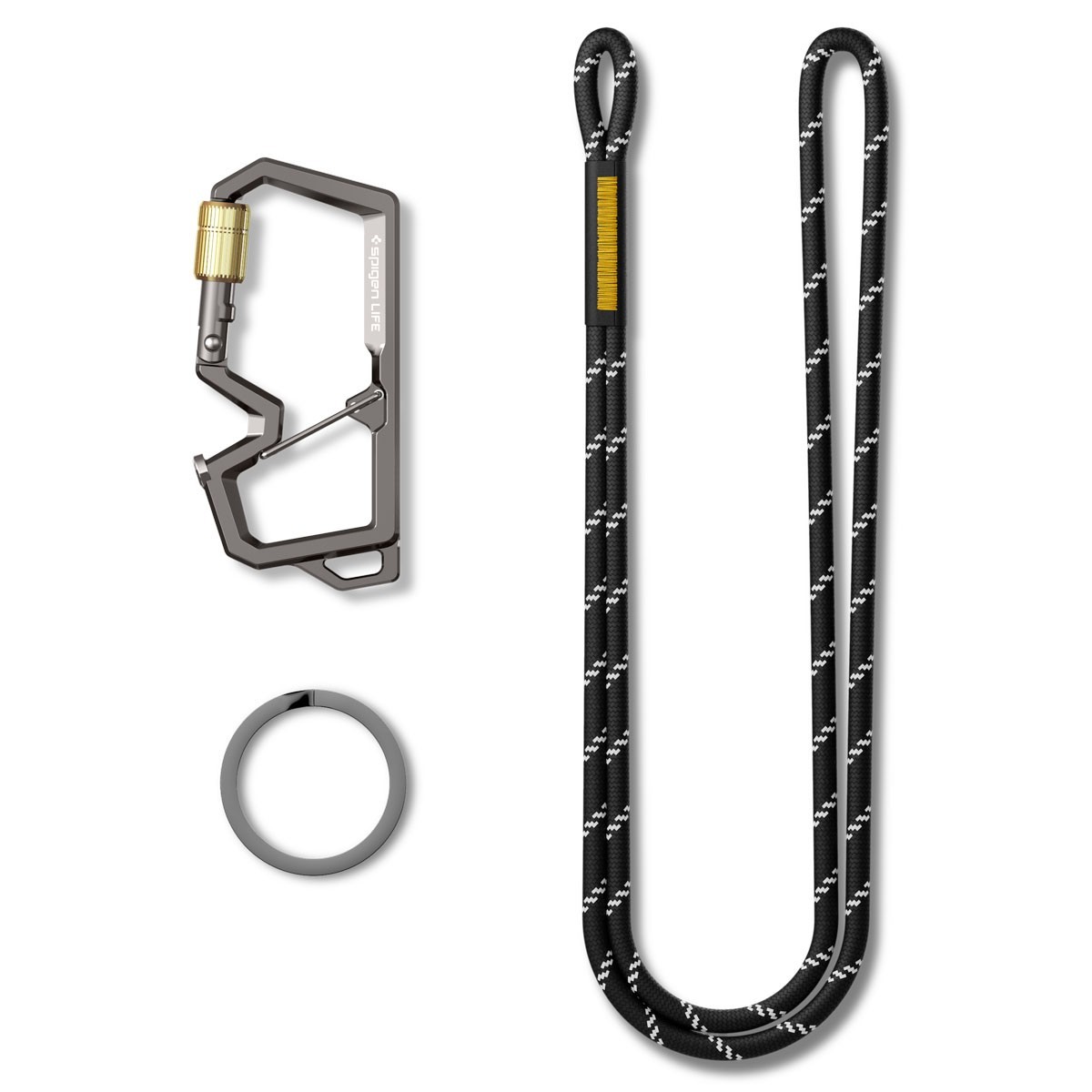 Spigen Key Accessory Carabiner LF101 Twist-to-Lock Mechanism