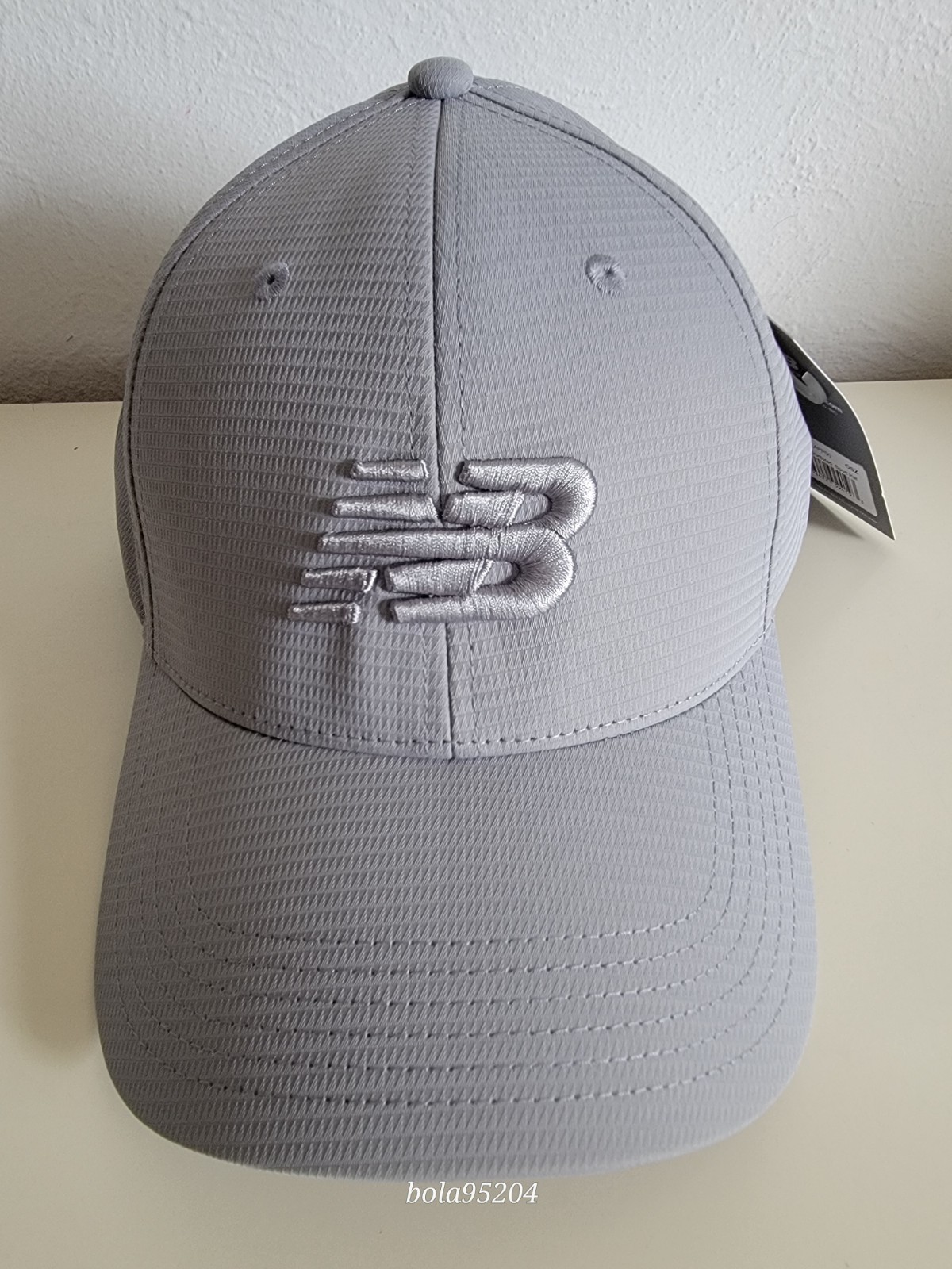 New Balance 6 Panel Structured Sport Baseball Hat Cap Grey One Size NWT