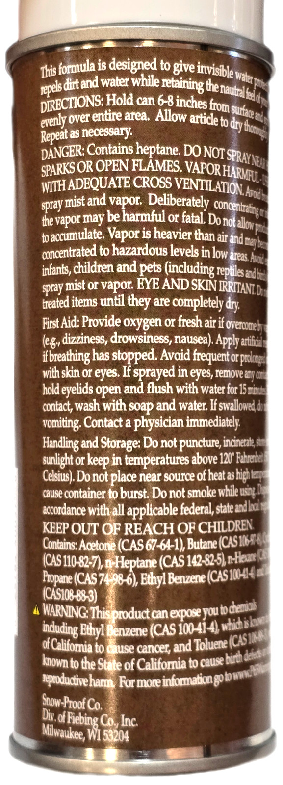 Fiebing’s Snow-Proof Water & Stain Protector5.5 oz