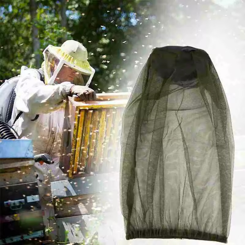 Anti Mosquito Fishing Cap Mesh Hat Net Adjustable for Outdoor Camping