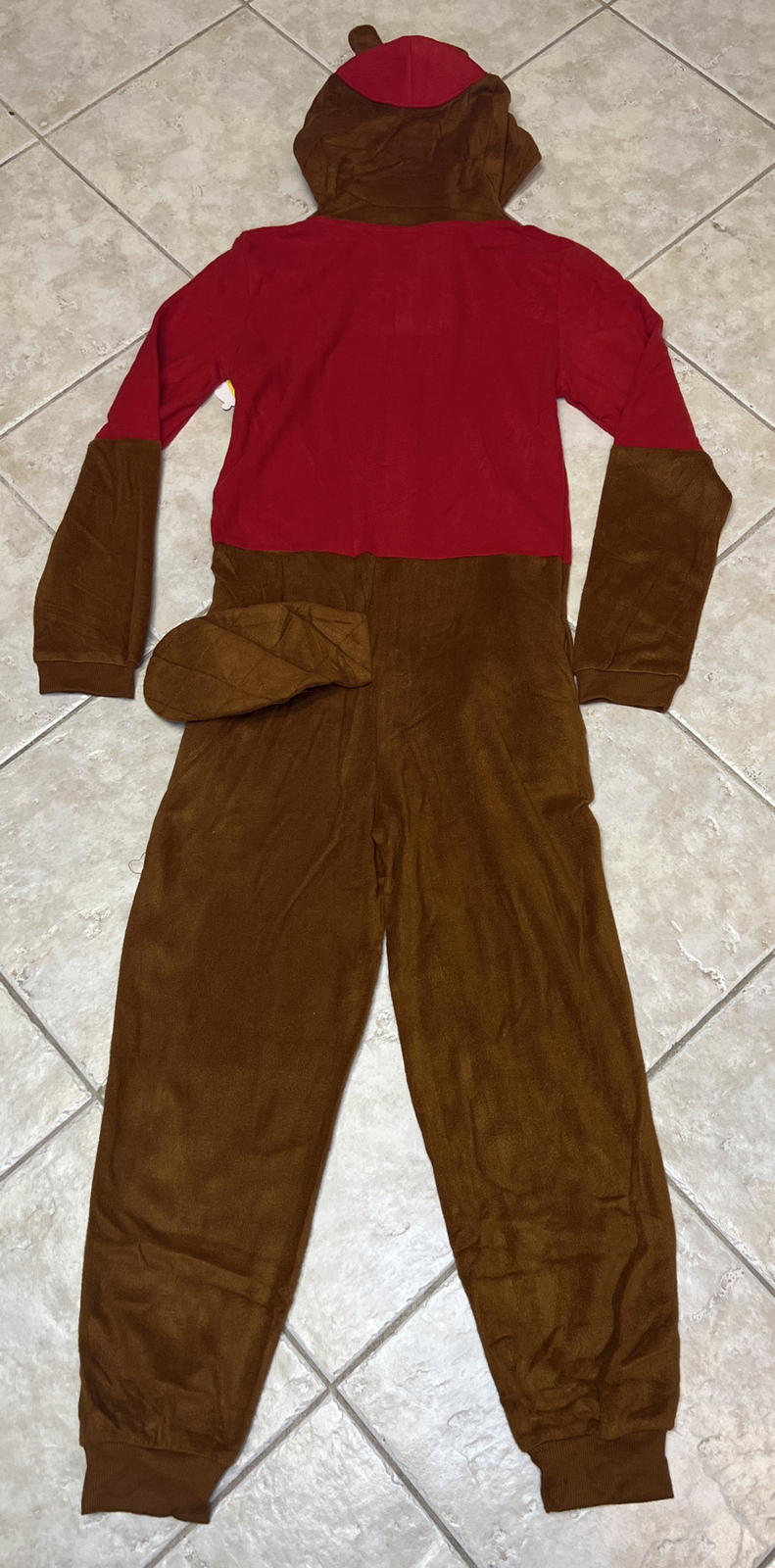 Buc-ee’s Beaver Mascot Buc Union Body Suit Costume Pajamas Youth XS / S NWT