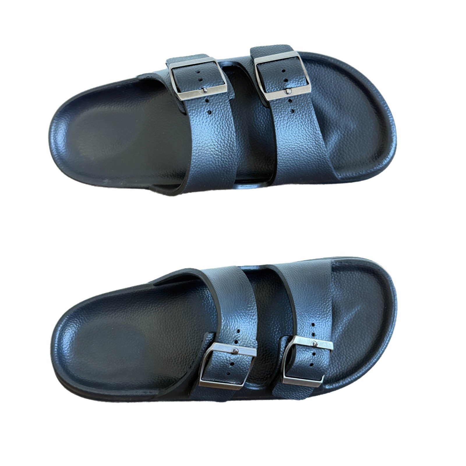 Men Women Platform Sandals Thick Sole Comfort Slides Buckle Slippers Beach Shoes
