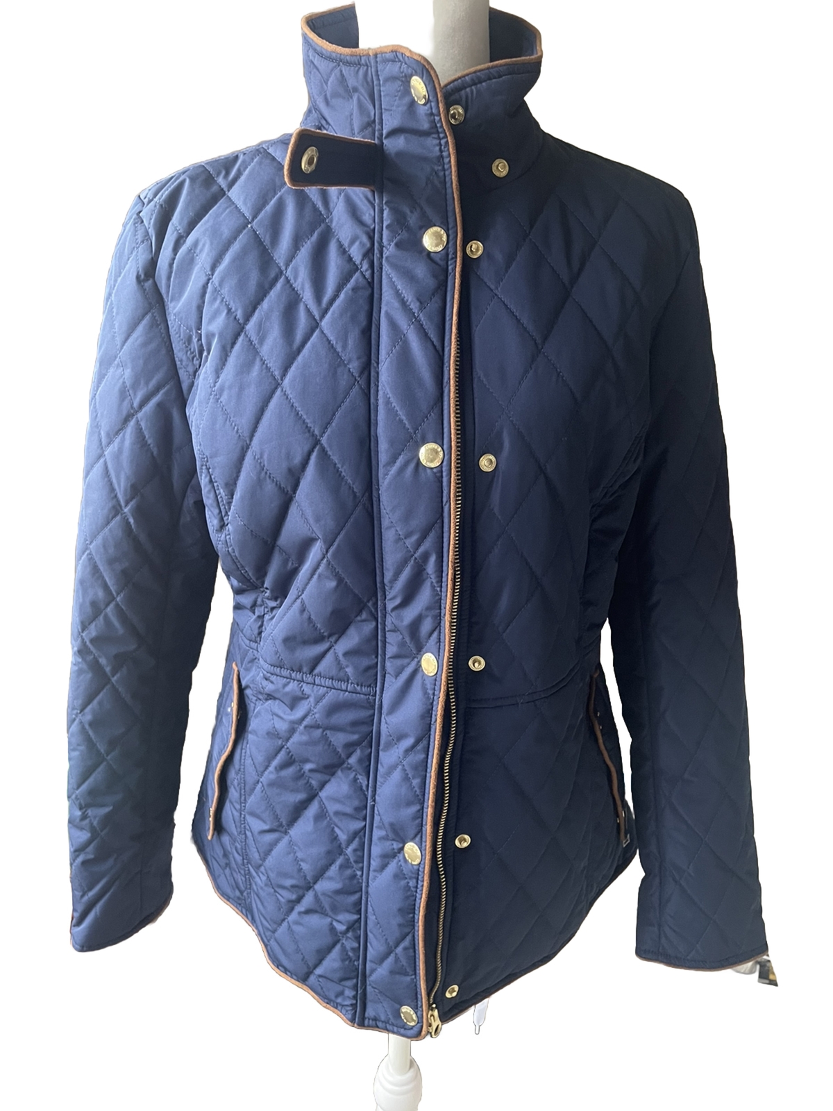 Crown And Ivy Navy Barn Jacket Fall Size Medium New With Tags