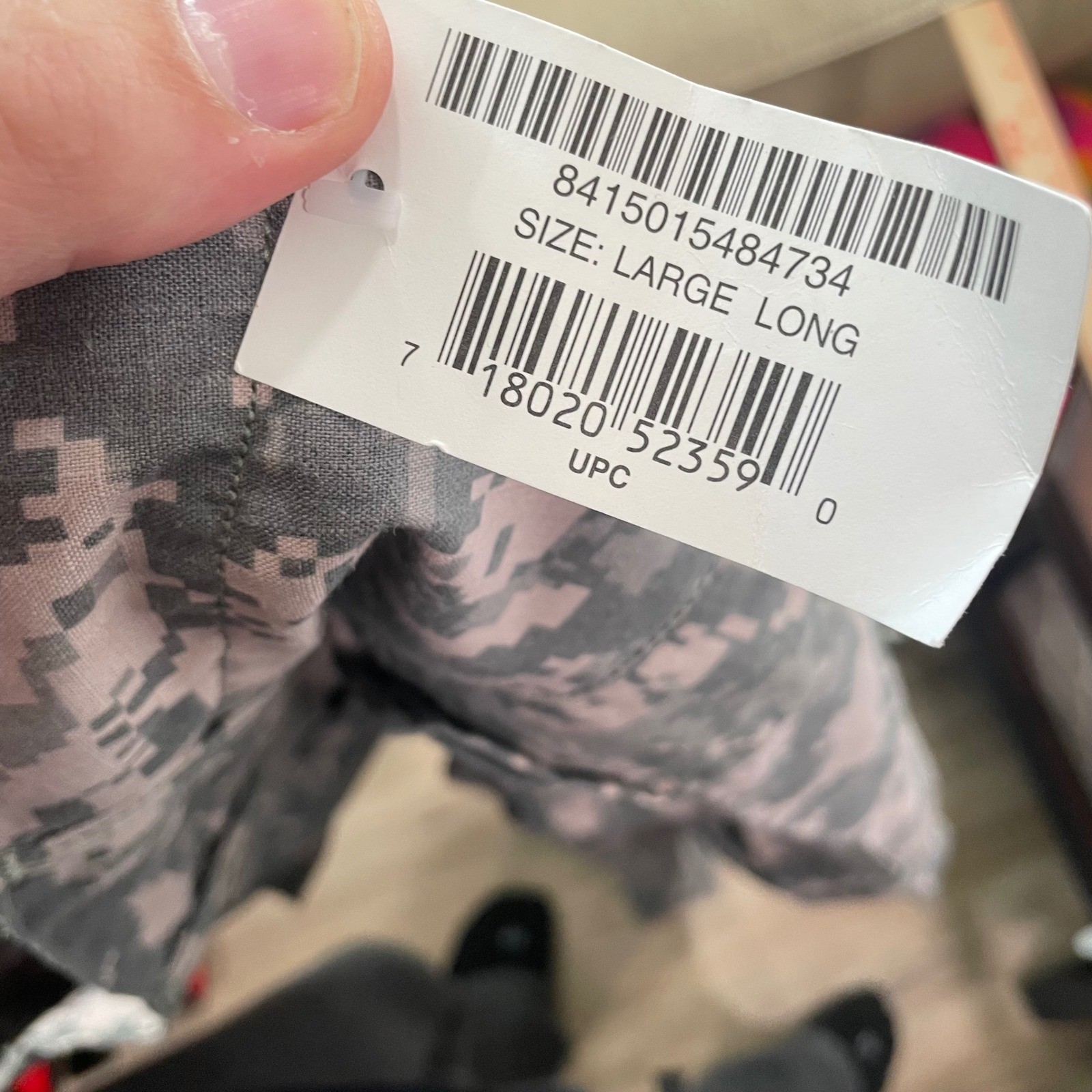 Propper US Army Combat Uniform ACU Digital Camo Cargo Pants Large Long FR NEW
