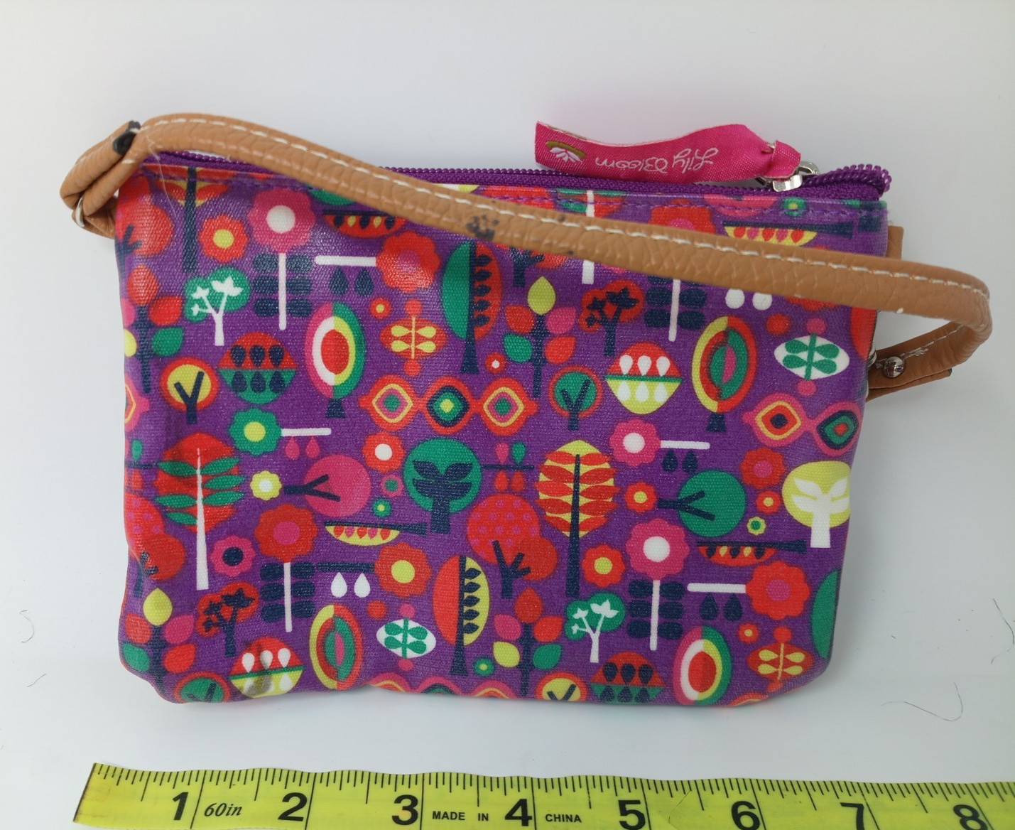 Lily Bloom Floral Wristlet Colorful Eco Friendly