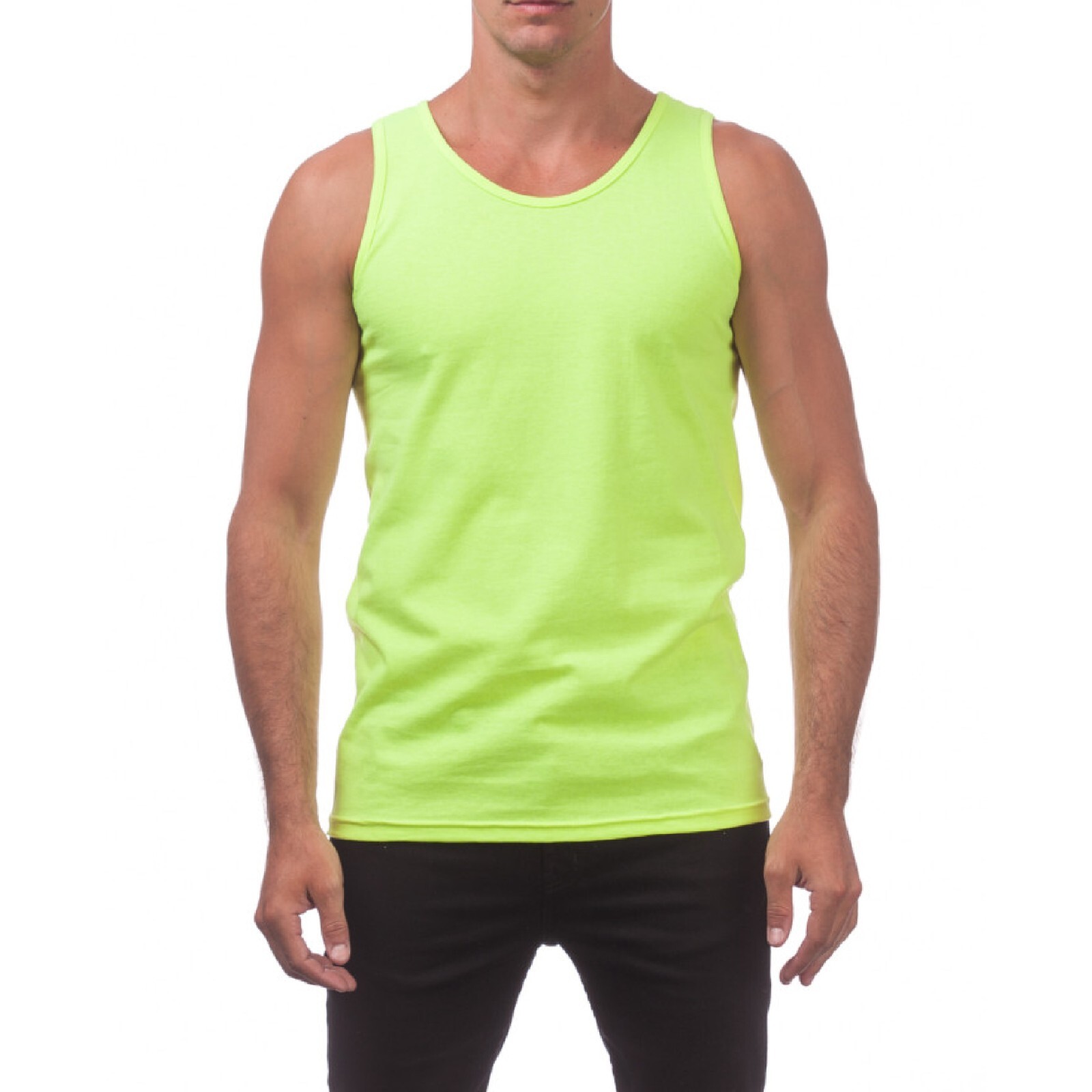 PROCLUB MENS COMFORT TANK TOP PRO CLUB CASUAL SLEEVELESS TANK TOP GYM SUMMER