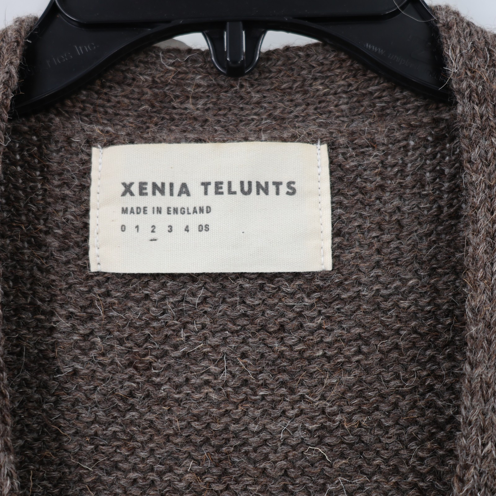Xenia Telunts sweater Vest unisex 2 Knit cardigan thick shetland wool fisherman