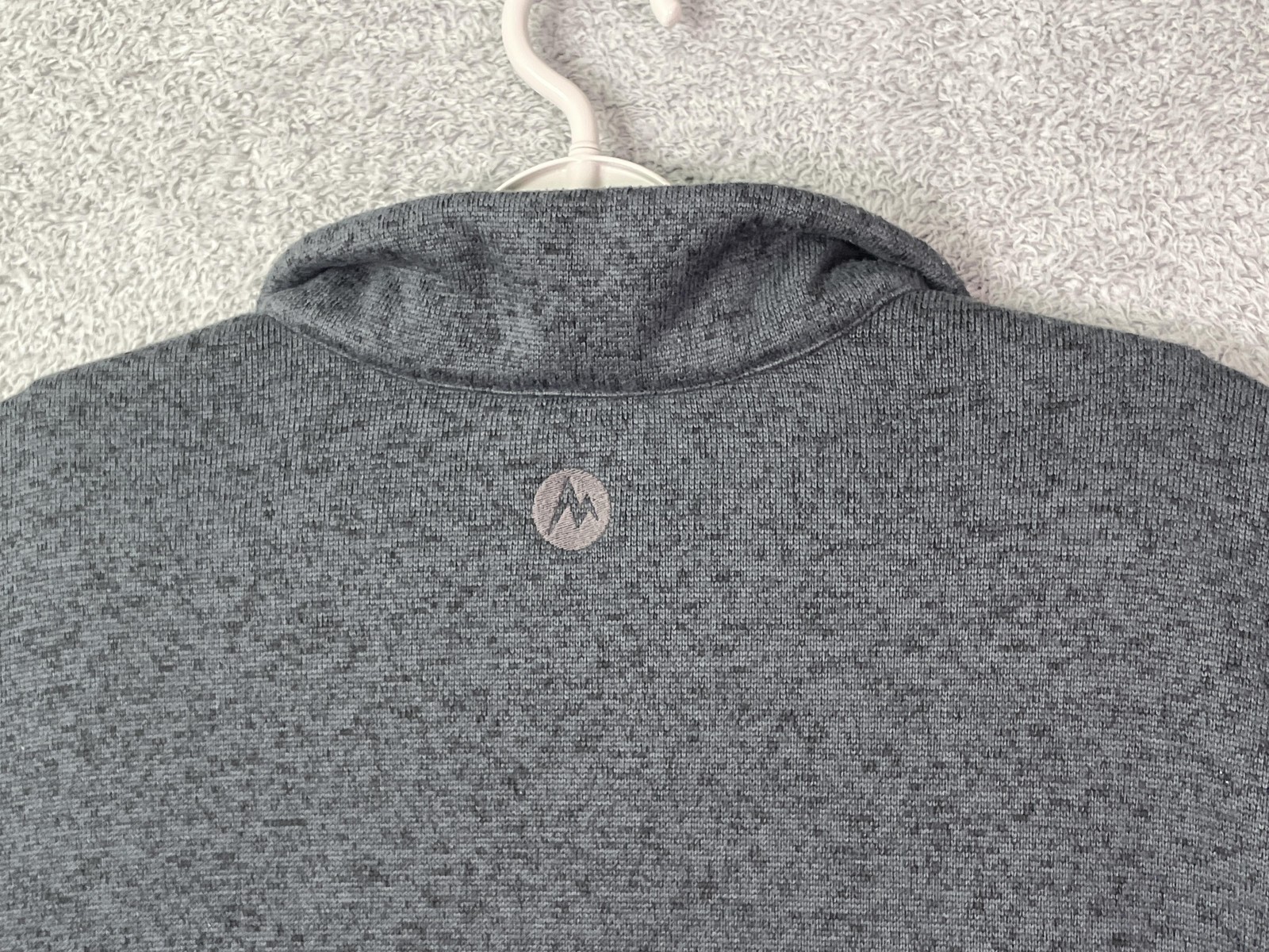 Marmot Jacket Mens XL Gray Fleece Full Zip Thermal Lined Pockets M8223