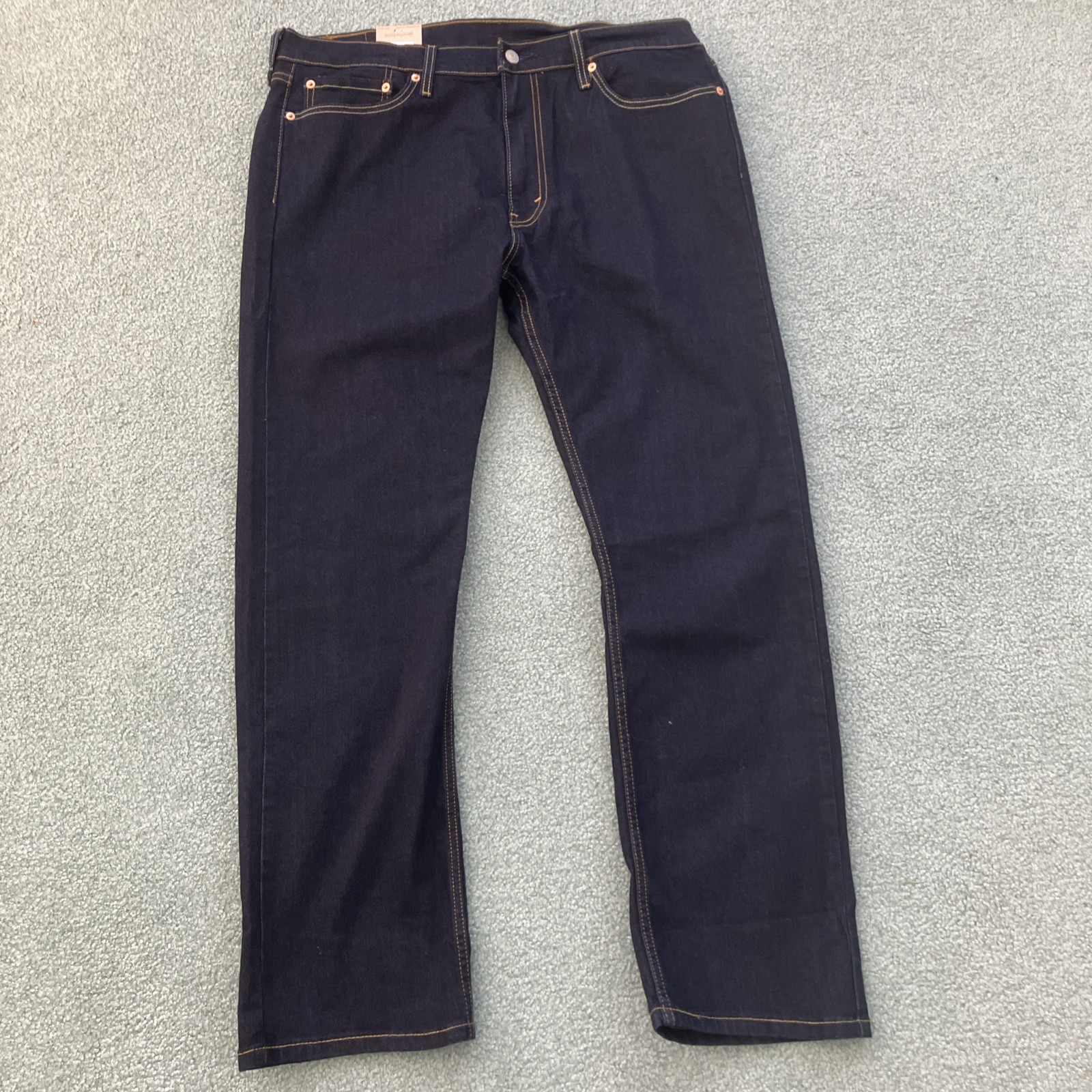 NWT Men’s Levi’s 513 Slim Stretch Straight Dark Wash Blue Jeans Size 36”x30”