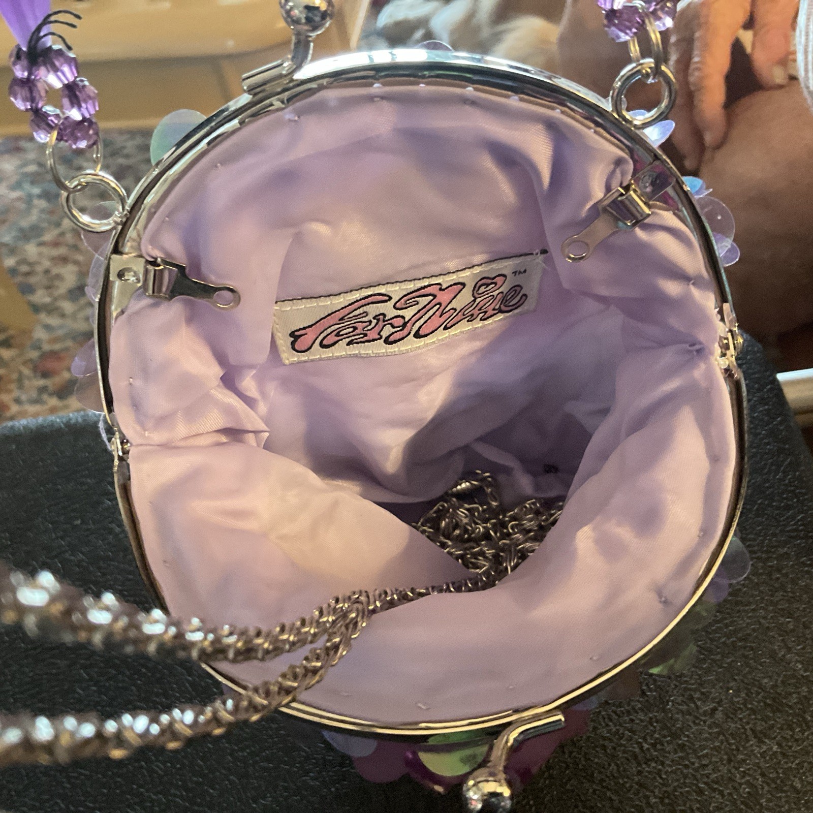 vintage la regale beaded purse