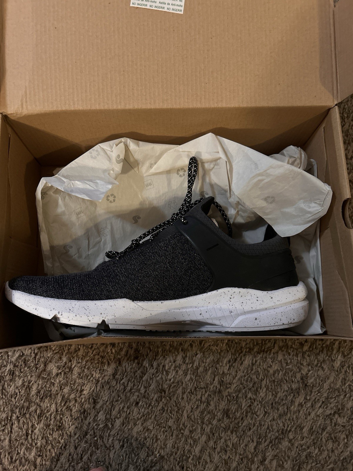 DVS Cinch LT + Grey Static Knit Shoe Men’s Size 10