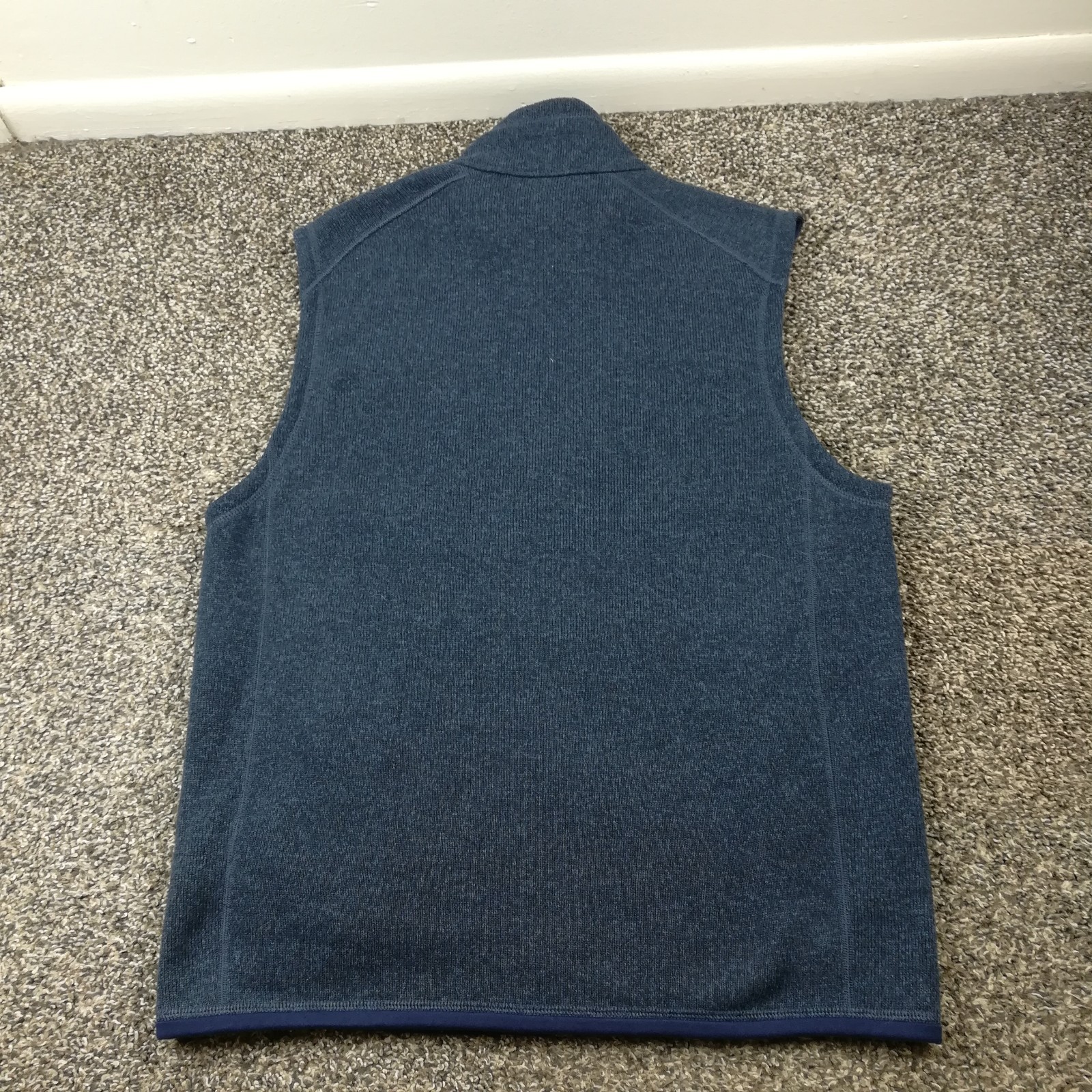 Patagonia Goldman Sachs Vest Better Sweater Full Zip Blue Mens Medium 25881