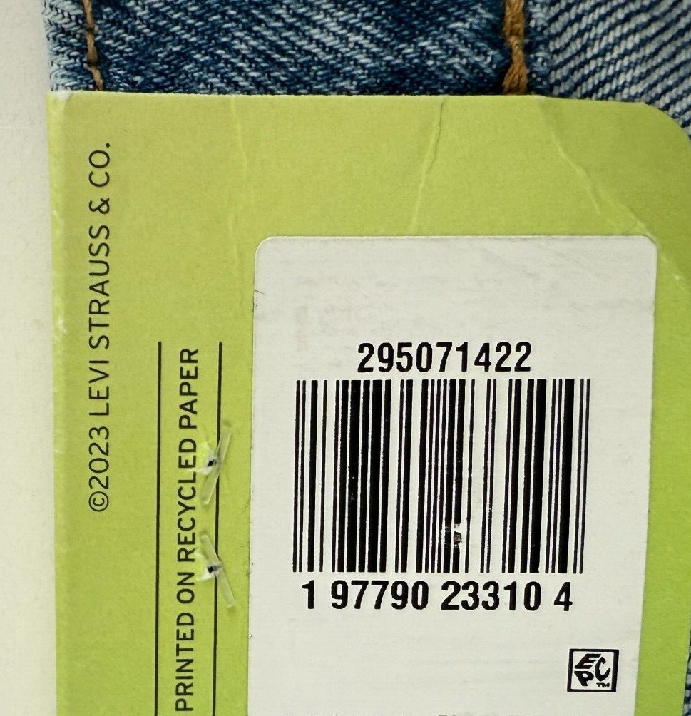 Levi’s Premium Men 502 Taper Fit Zip Fly Tapered Leg Stretch Jeans Blue NWT