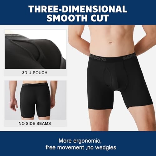 Men’s Underwear Breathable Boxer Briefs with X-Large 07-multicolor-7d(7 Pack)