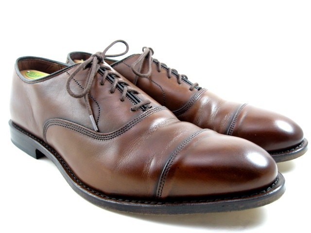 Allen Edmonds “PARK AVENUE” Cap-Toe Oxfords 11.5 D Chili Made in USA (787N)