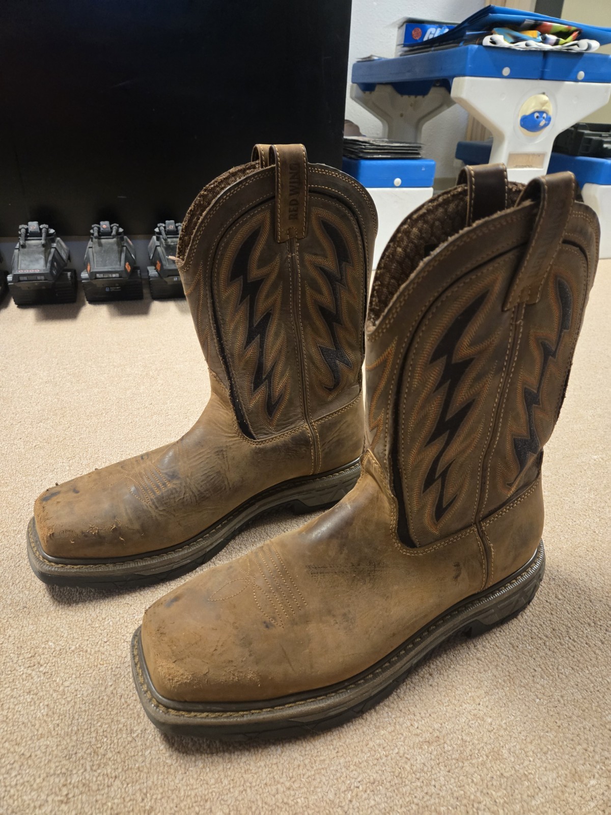 Mens Red Wing 2204 Rio Flex 11.5 Waterproof Safety Toe Pull-On Boot GOOD COND!