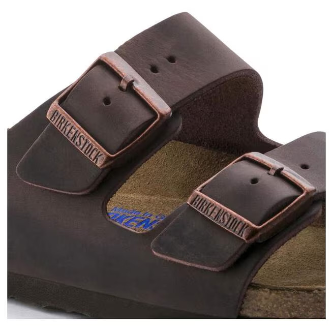Birkenstock Arizona Habana Oiled Leather Soft Footbed Sandals EU 37-45 Unisex
