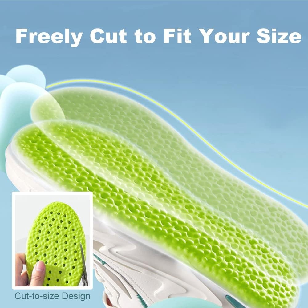 Shoe Insoles for Men Women, Memory Foam Insoles, Best Replacement Shoe Inserts