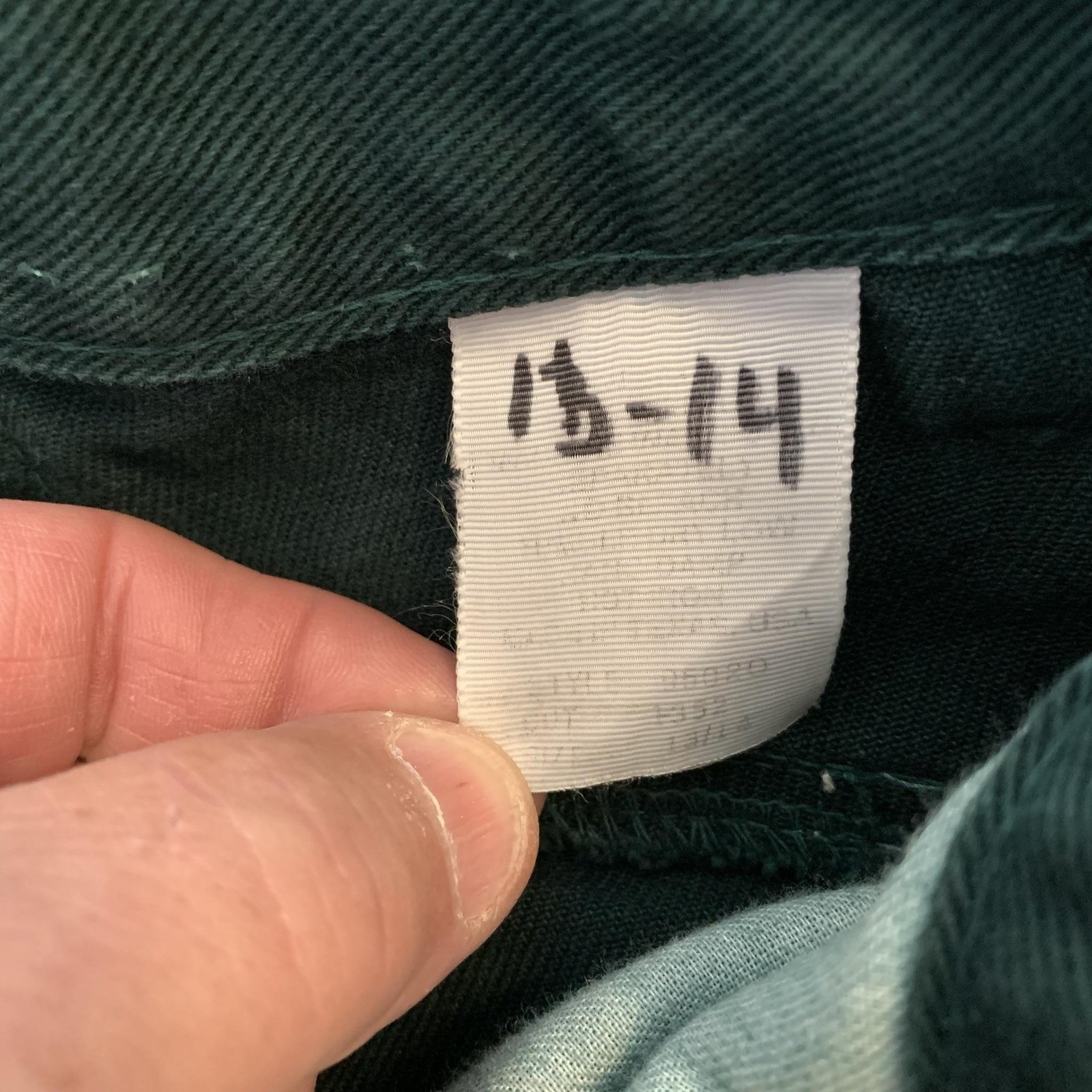 Vintage Quarter Horse Bar None Riding Jeans Juniors 13-14 (26×35) Green Bareback