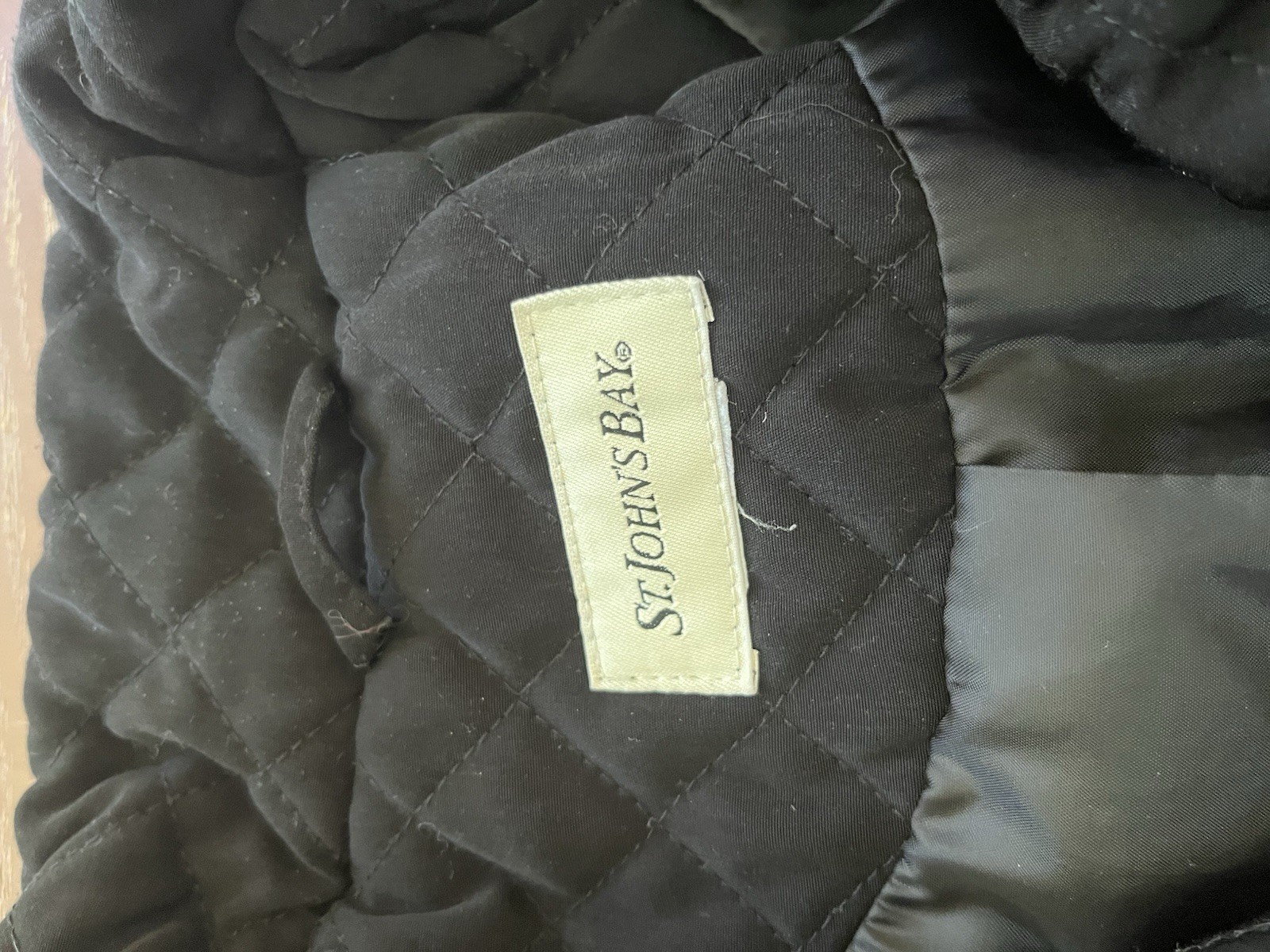 St johns bay, womens quilted jacket Black Unknown size