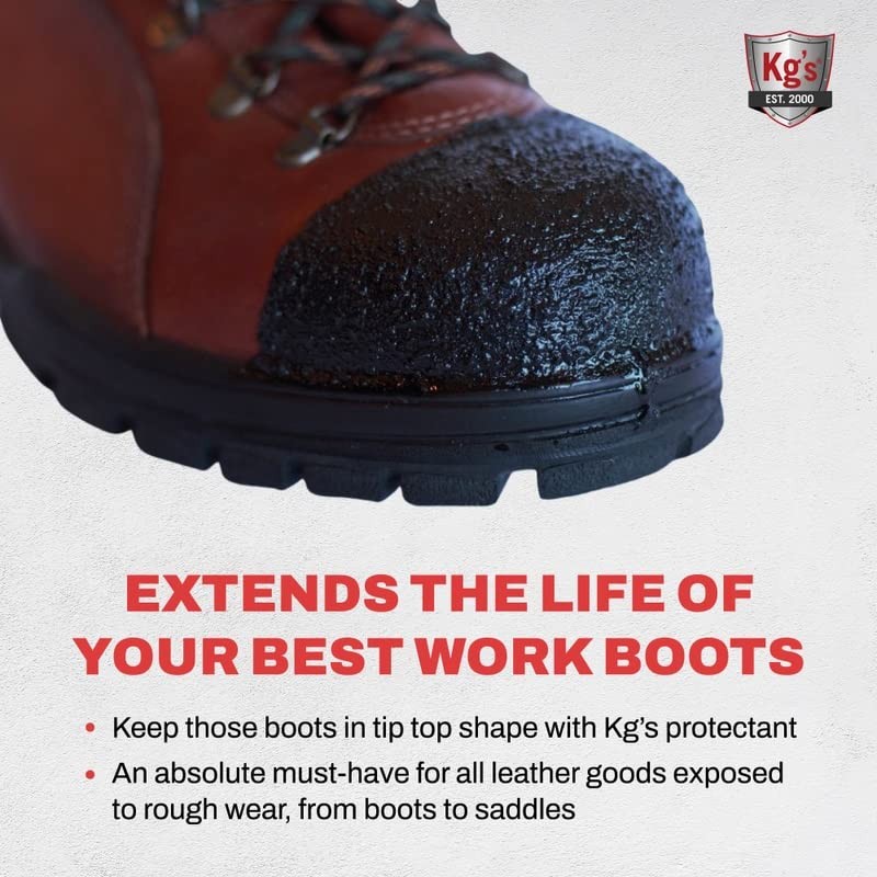 Kg’s Boot Guard Brush on Toe Protection, Brown, 2 oz