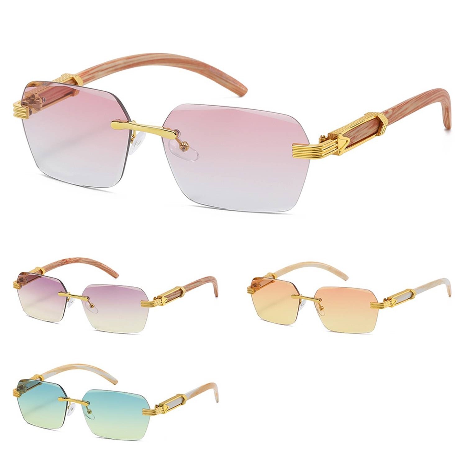 Hip Hop Shades Men Sunglasses Designer Oceanic Color Modern New Style Rapper New
