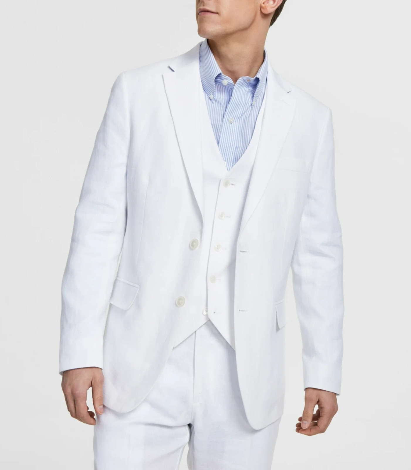 Tommy Hilfiger Men’s Modern-Fit 100% Linen Sport Coat MSRP $295