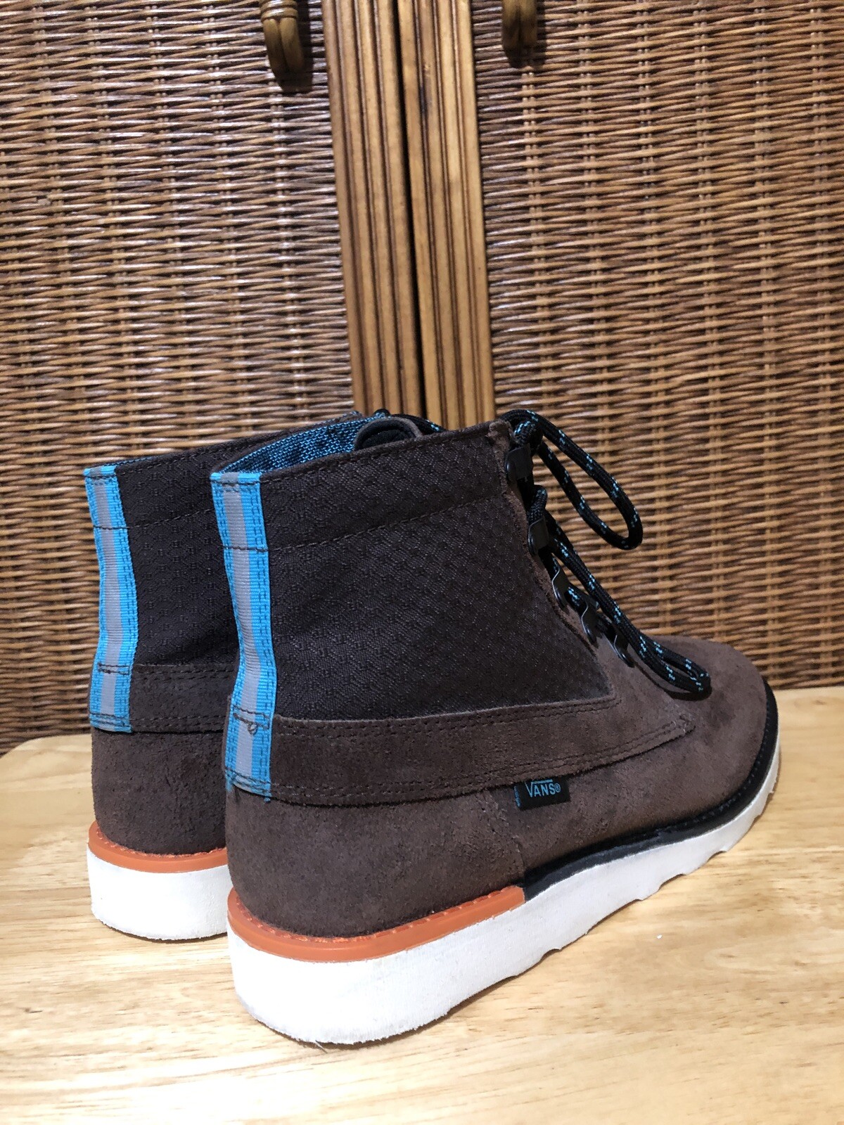 Vans OTW Breton Leather Ankle Boots Mens US 7 UK 6 EU 39 Brown VERY RARE