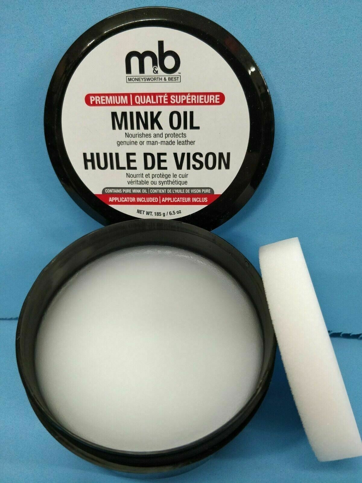 Moneysworth and Best Mink Oil Tub 6.5 oz