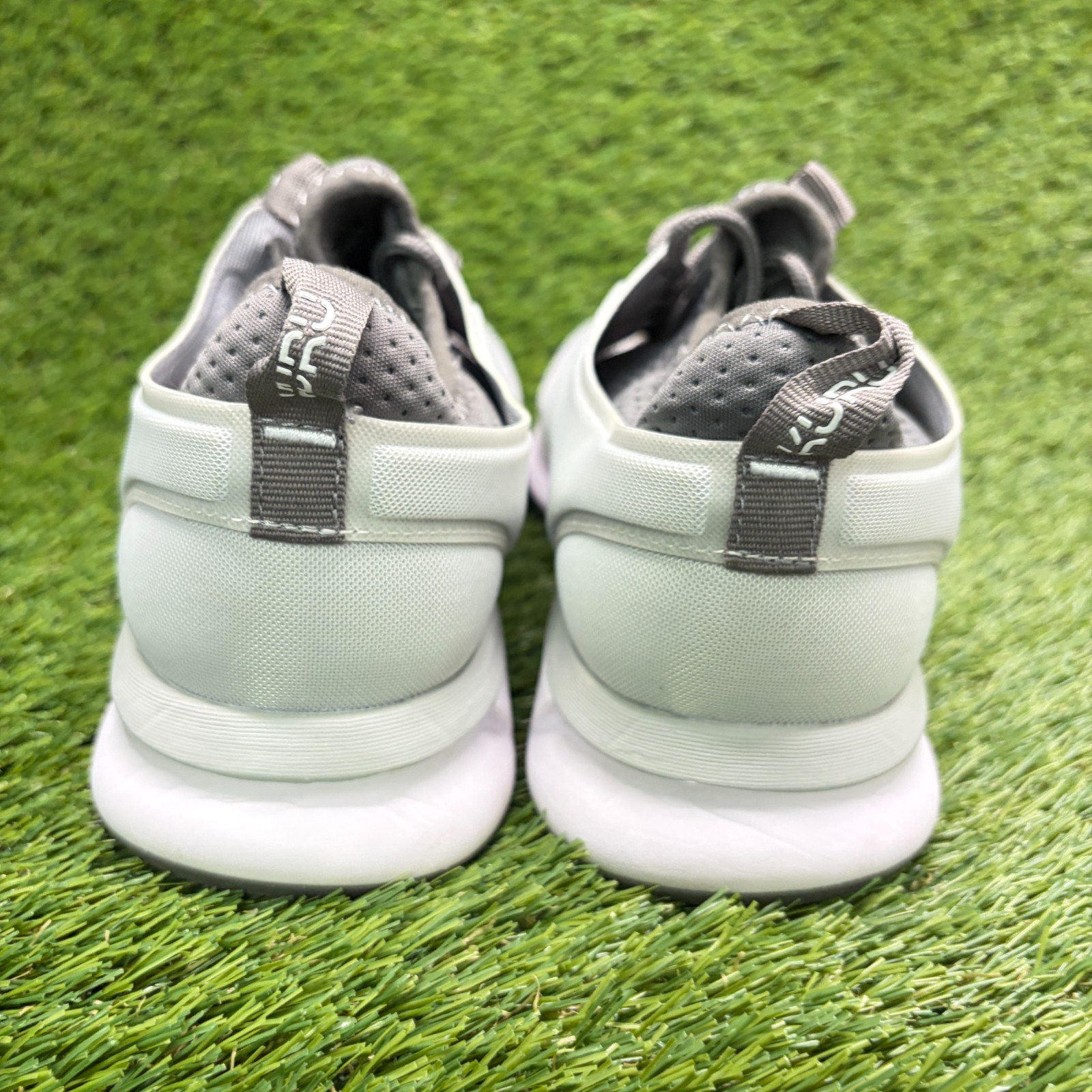 Kuru Atom Womens Size 9.5 Gray White Athletic Running Walking Shoes Sneakers