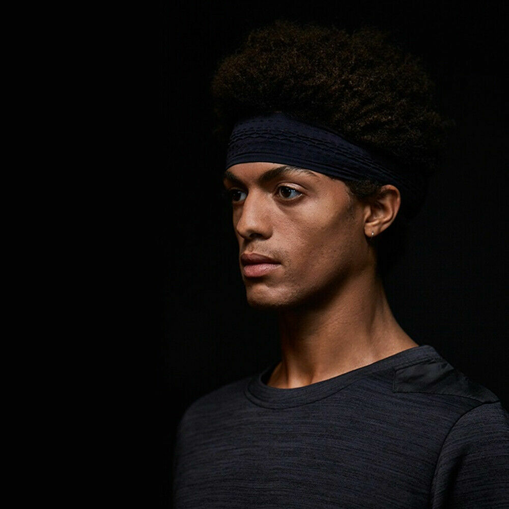 Men Women Outdoor Sports Anti-slip Sweatband Headband Yoga Gym Stretch Head Band