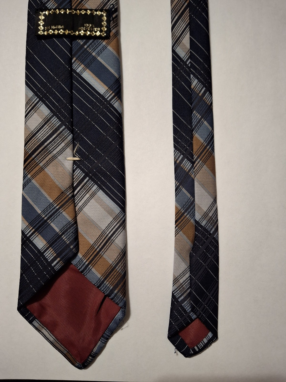 Mens Slim Skinny Neck Tie Striped Necktie Business Narrow Polyester 55″ L 3″ W