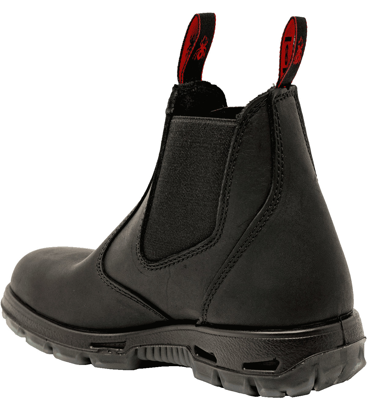 Redback Easy Escape Oil Kip UBBK Elastic Sided Soft Toe Work Boots Black
