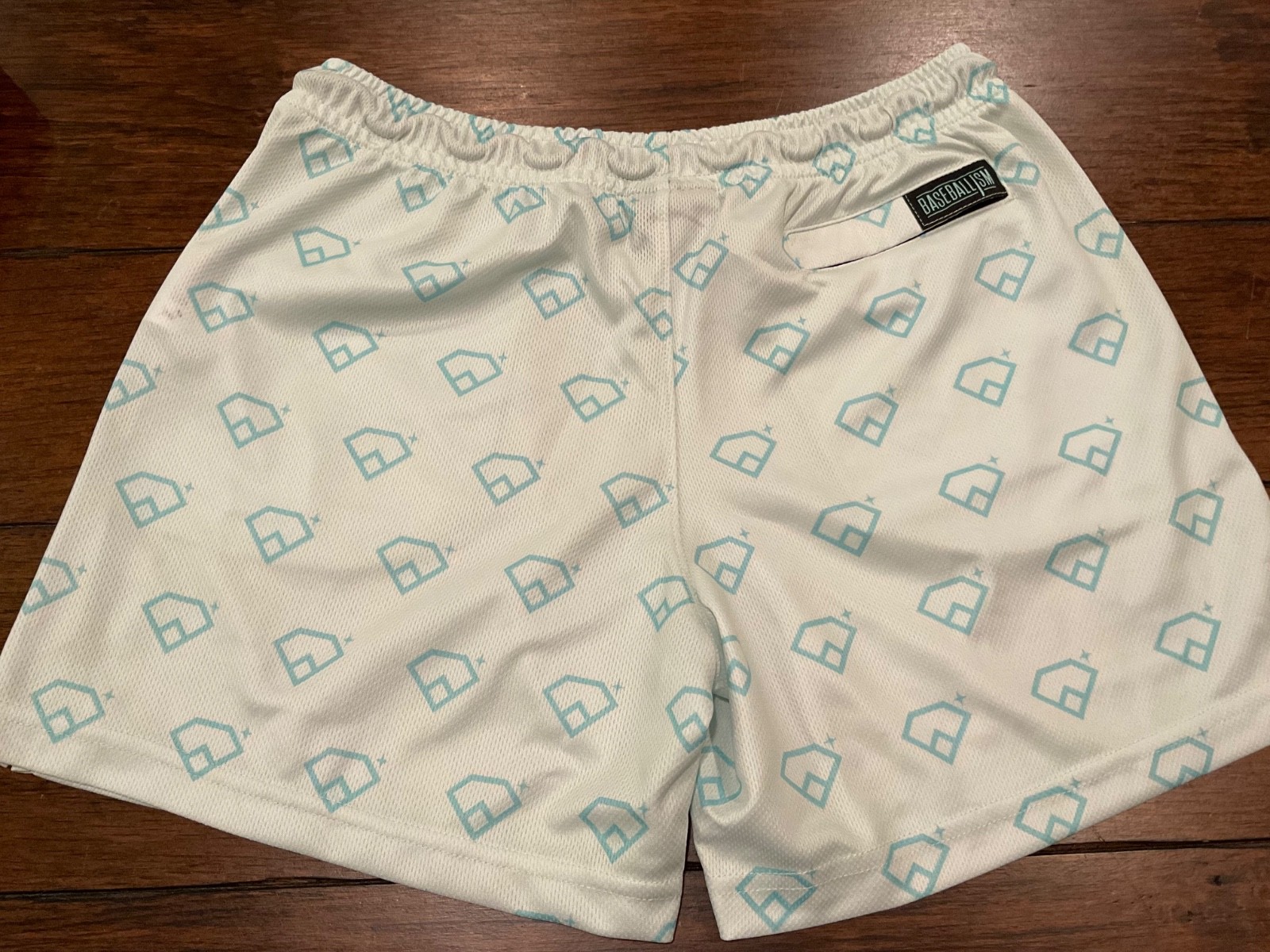 Baseballism A Game So Fine Diamond Air Mesh Shorts Youth L