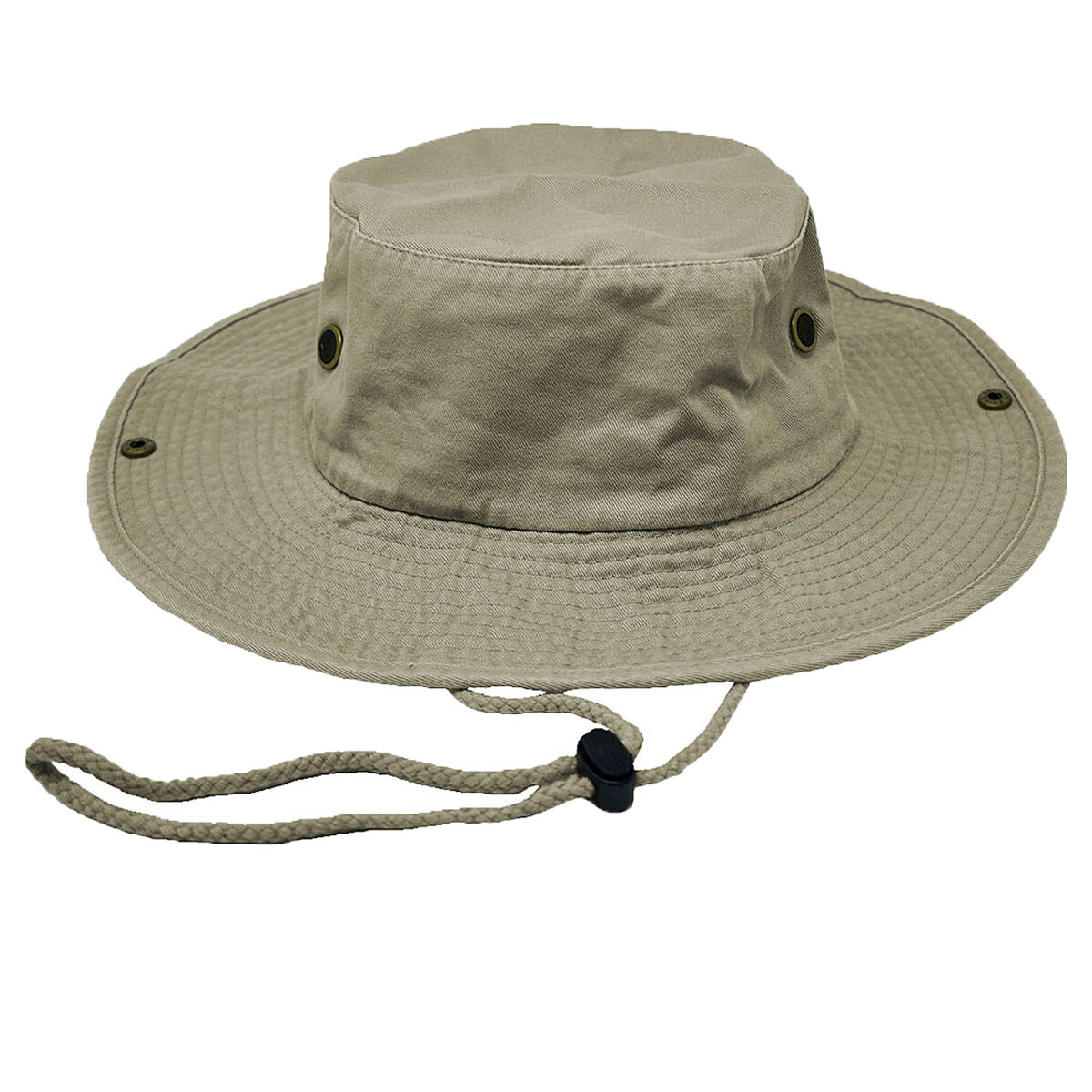 Summer Men Sun Bucket Hat 100% Cotton Fishing Camping Safari Boonie Military Cap