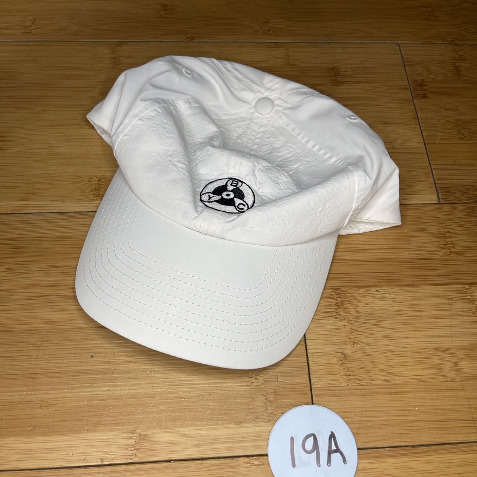 BYC YBC Propeller American Canadian Flag White Performance Adjust Hat Cap Golf